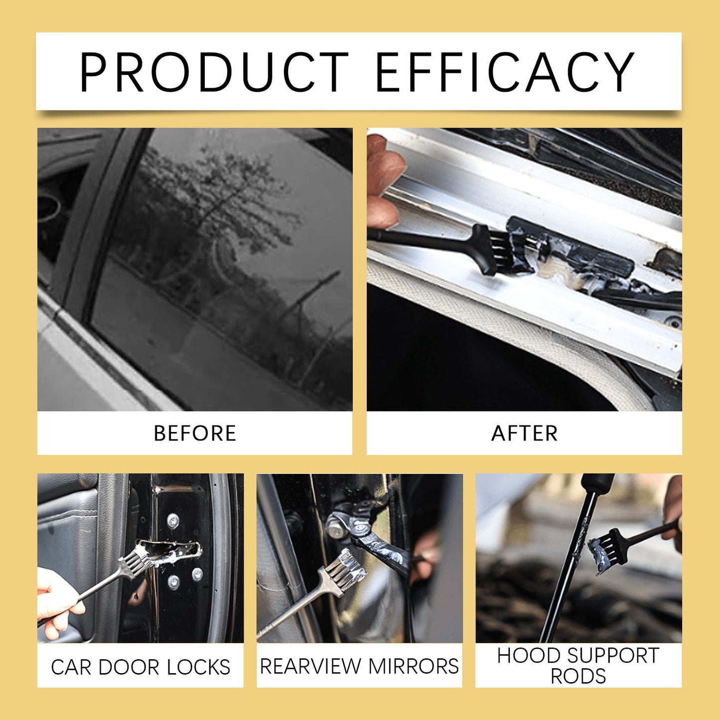 Homonth Automotive Care Grease Car Parts Maintenance Multi-Functional Lubrication Wheel Axle Cleaning Grease