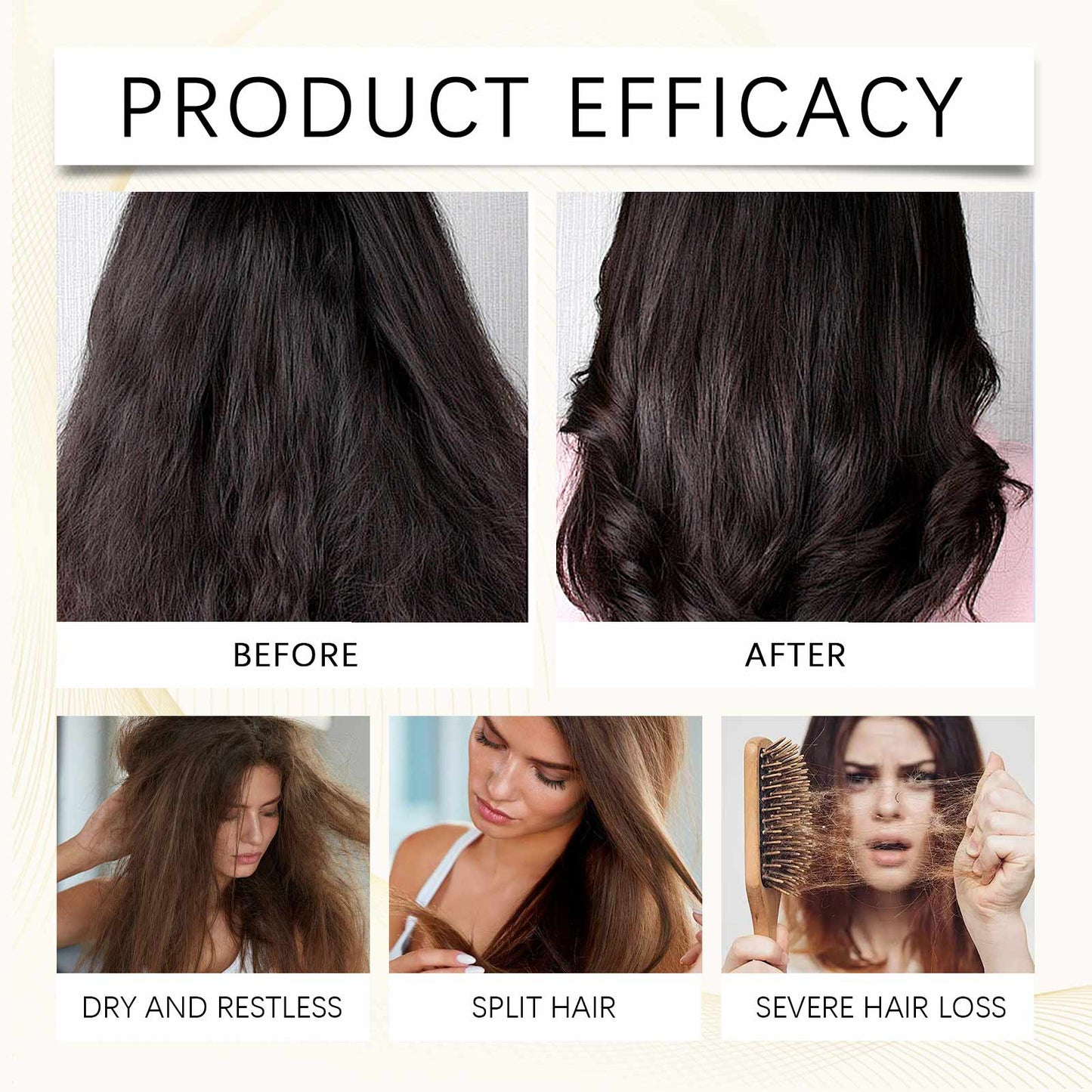 EELHOE Volumising Shampoo Bata Na Smooth and Clean, No Frizz, Oil Control, Increases Fluffy Volume