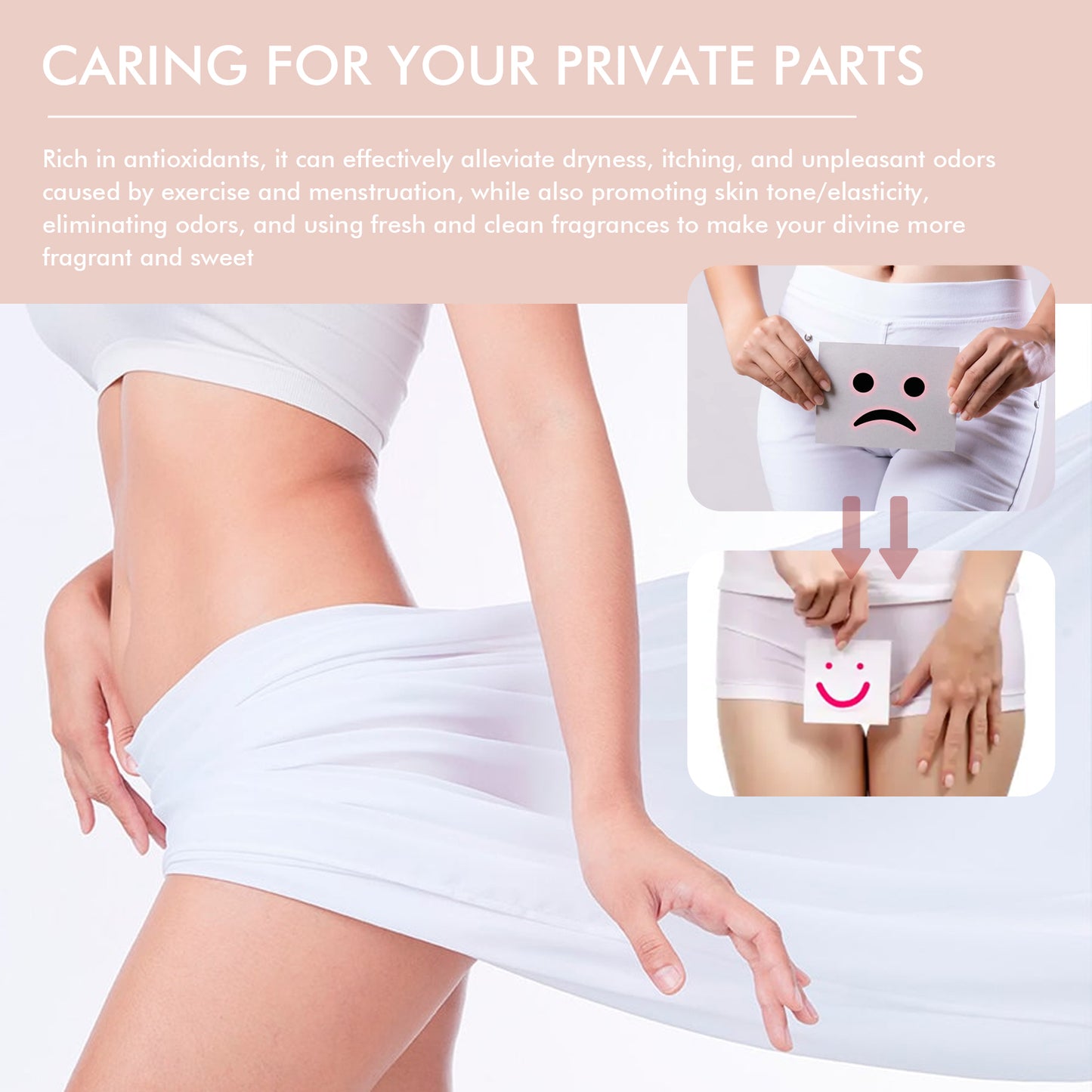 EELHOE Women's Intimate Essential Oil Remove odor, itchiness, body cleansing, firming skin, gentle care essential oil