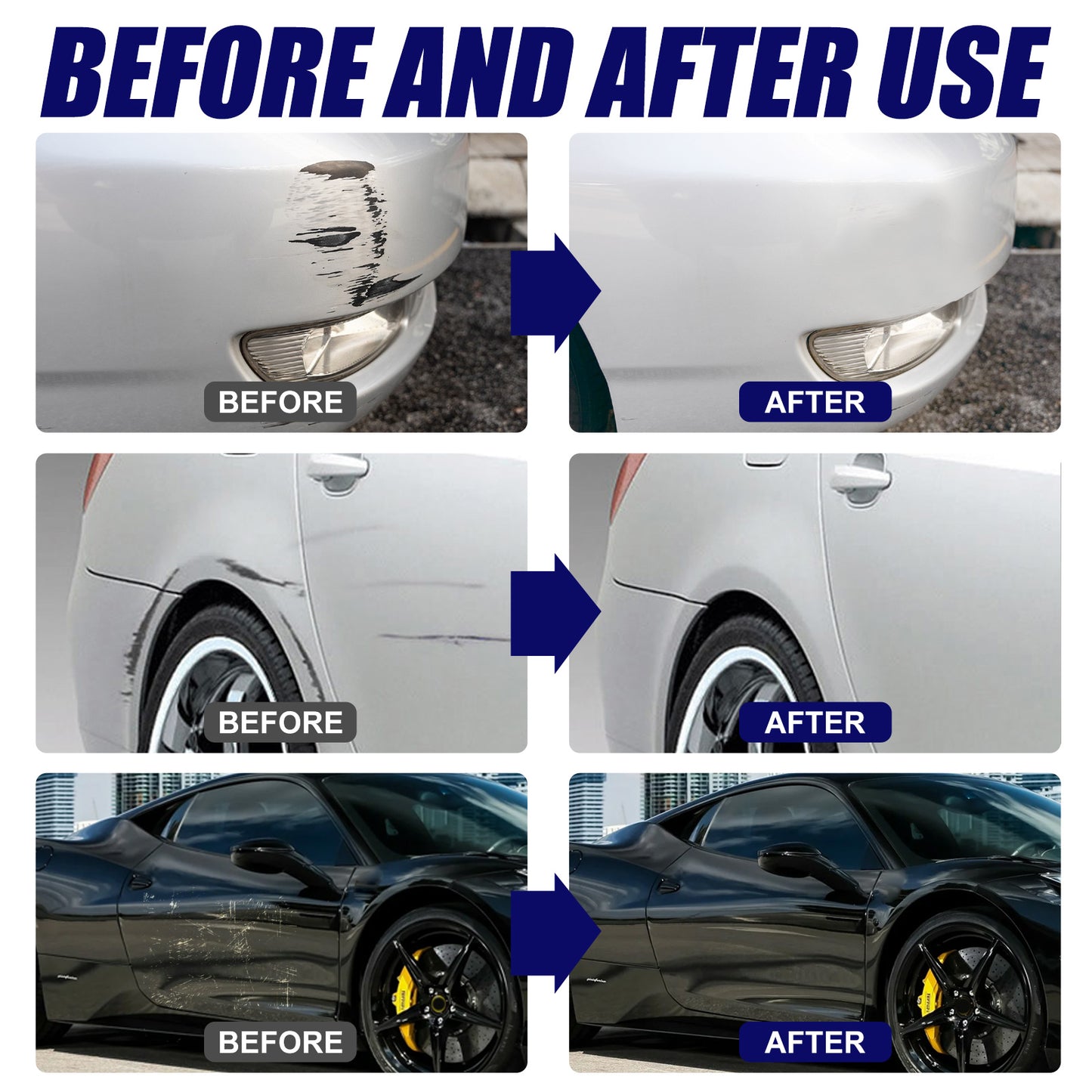 Rayhong Car Scratch Remover Scratch Removal Polishing Agent Paint Refurbishment Scratch Wax Scratch Repair