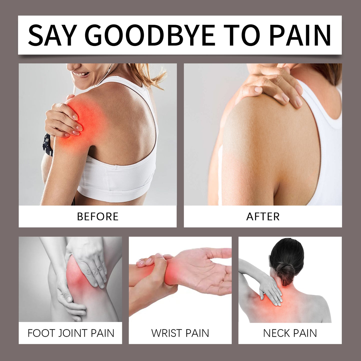 Houkea Bee Venom Joint Neck Cream Mild ingredients relieve discomfort on neck, knees, and legs for massage care application