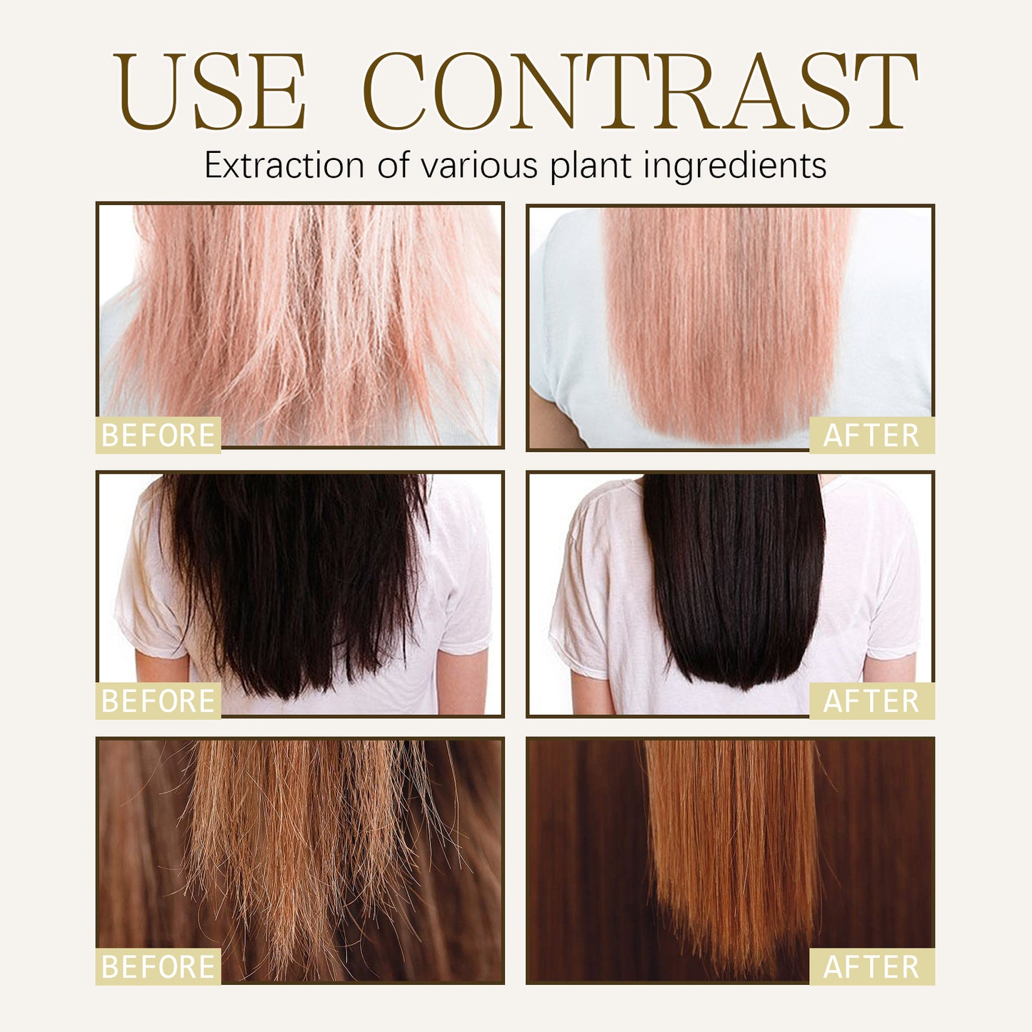 EELHOE Keratin Hair Serum Spray Hair Repair Improves Dry Frizzy Curly Hair Hair Oil Essence