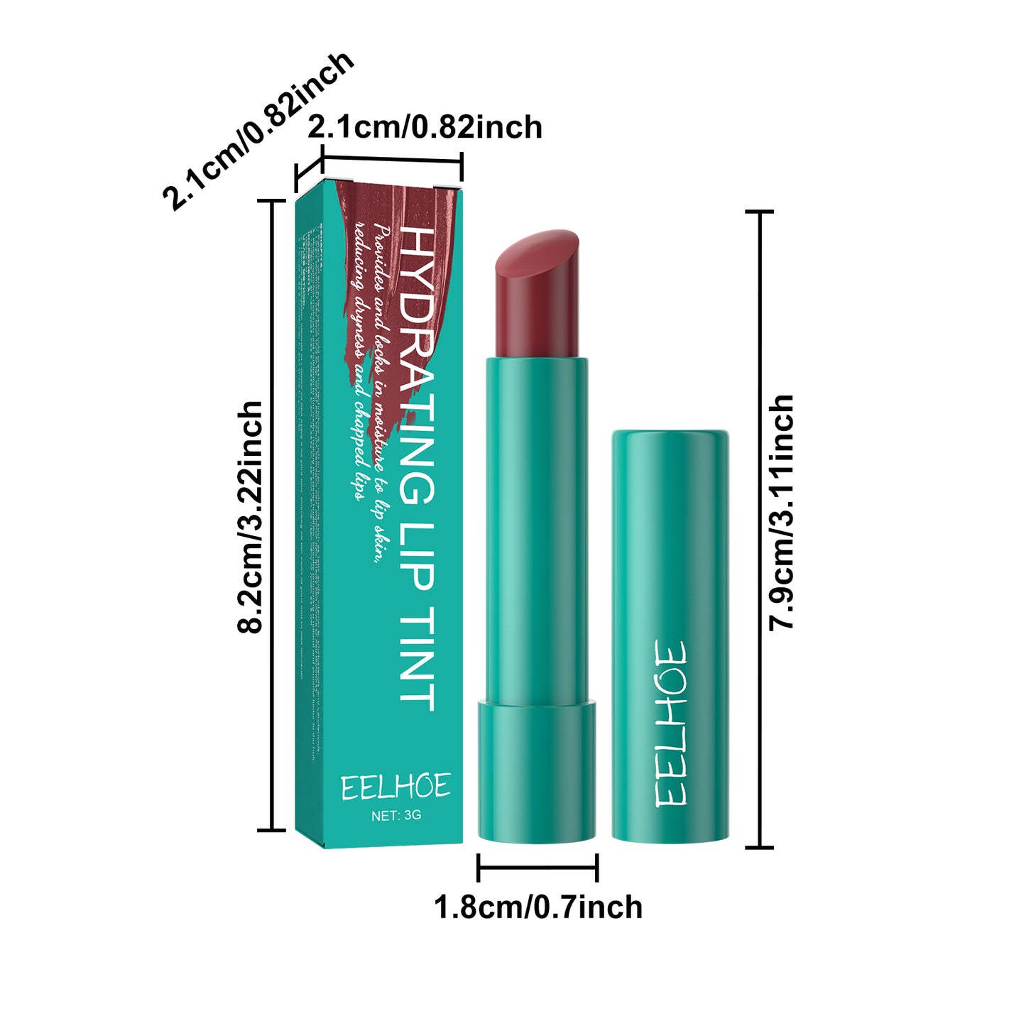 EELHOE Moisturizing Lip Care Lip Gloss Reduce Lip Lines, Dryness, and Dead Skin, Moisturize, Plump, and Full Lips Lip Gloss