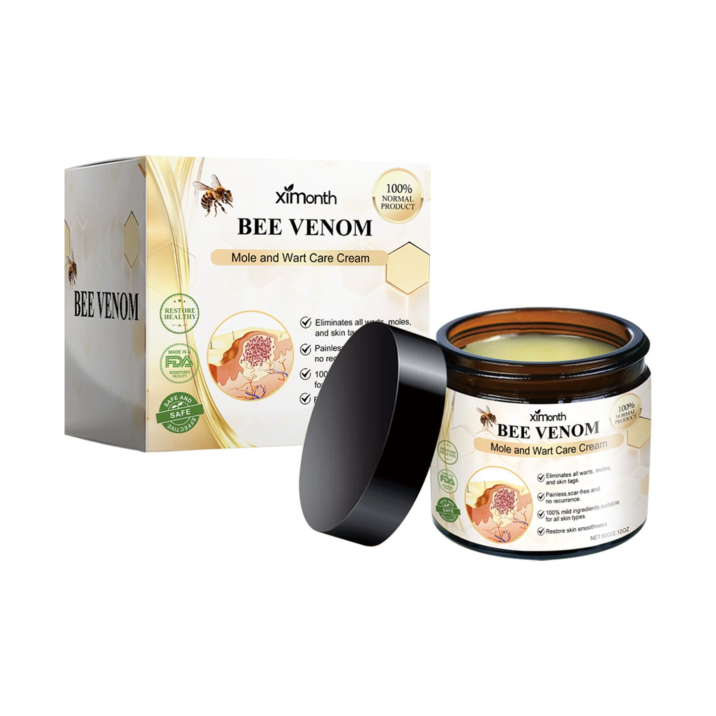 Ximonth Keyou Mole Cream Gentle Cleansing Skin Smooth Skin Moisturizing Repair Skin Care Cream