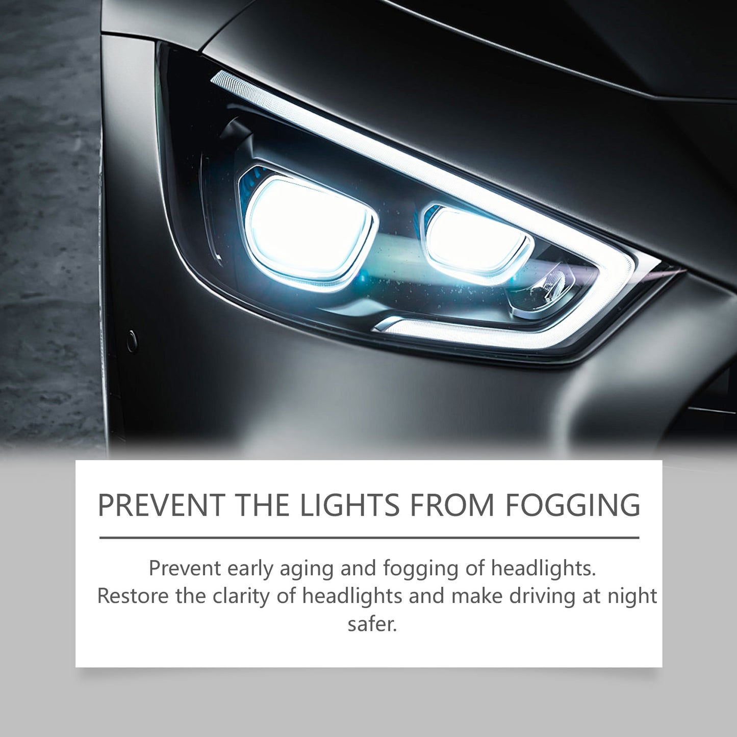 Homonth Car Headlight Restoration Polishing Kit Refurbished Coating Maintenance Brightening Lighting Care Kit