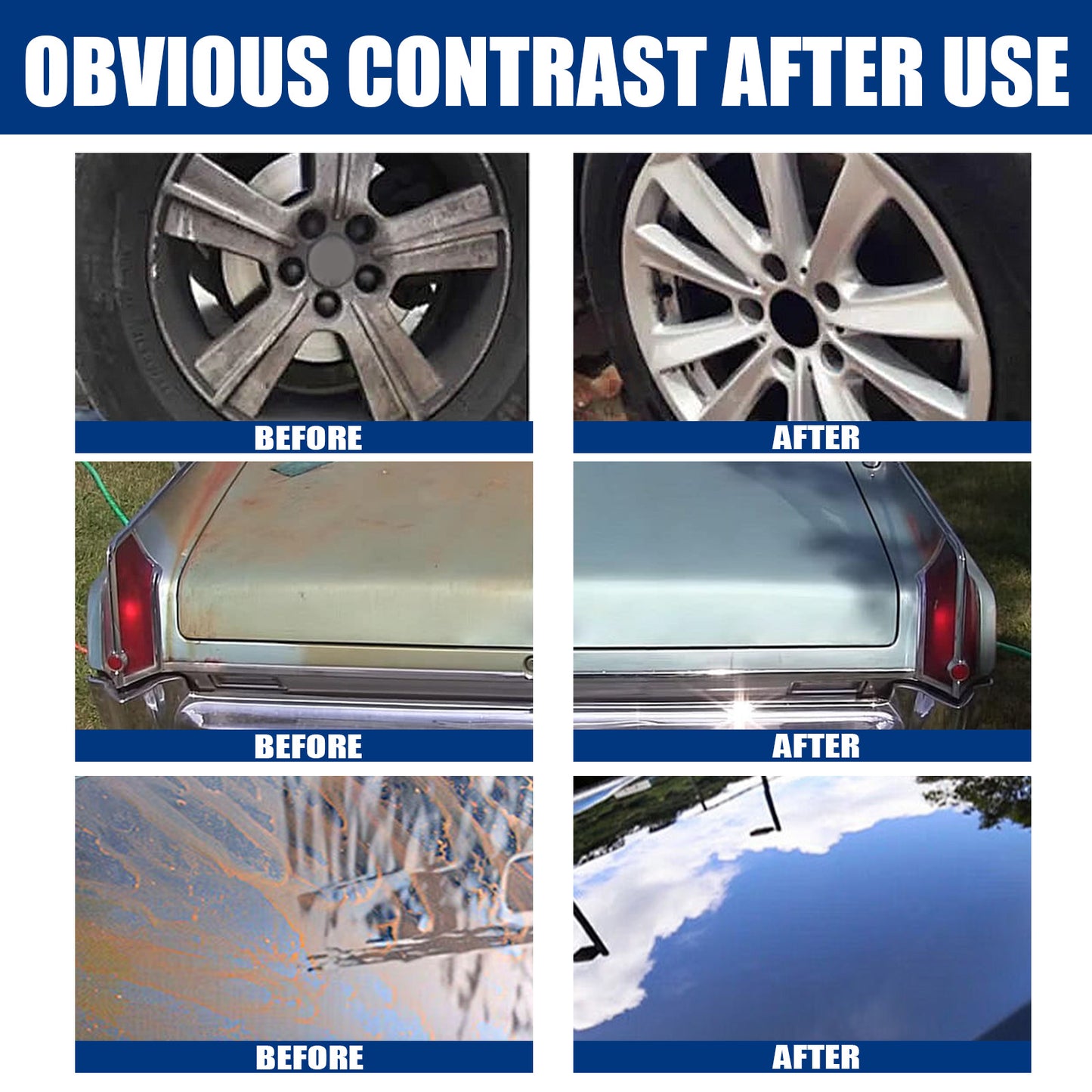 Homonth Rust Remover Car Metal Rust Refurbishment Anti-Rust Polishing Coating Care Cleaner