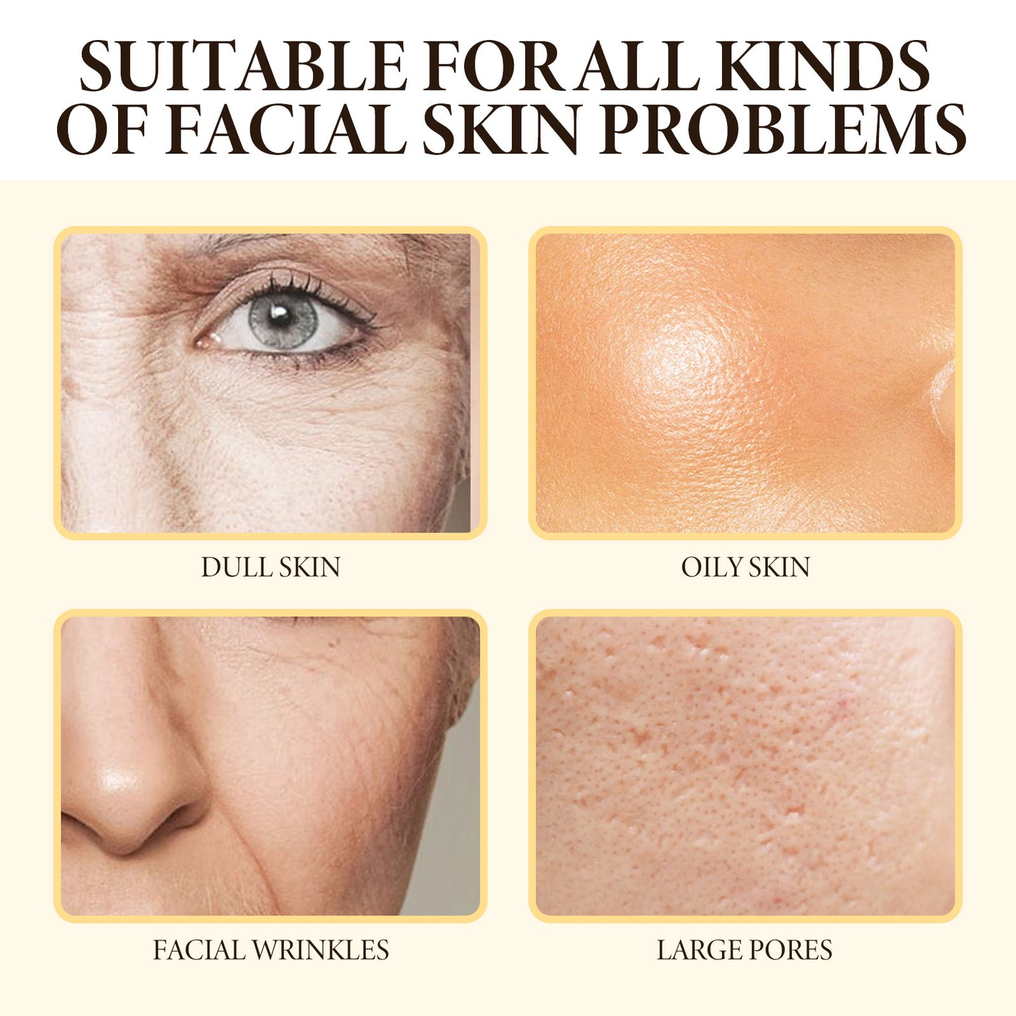 OUHOE Bee Venom Firming Cream Gentle Moisturizing Hydrating Nourishing Firming Skin Care Rejuvenating Cream