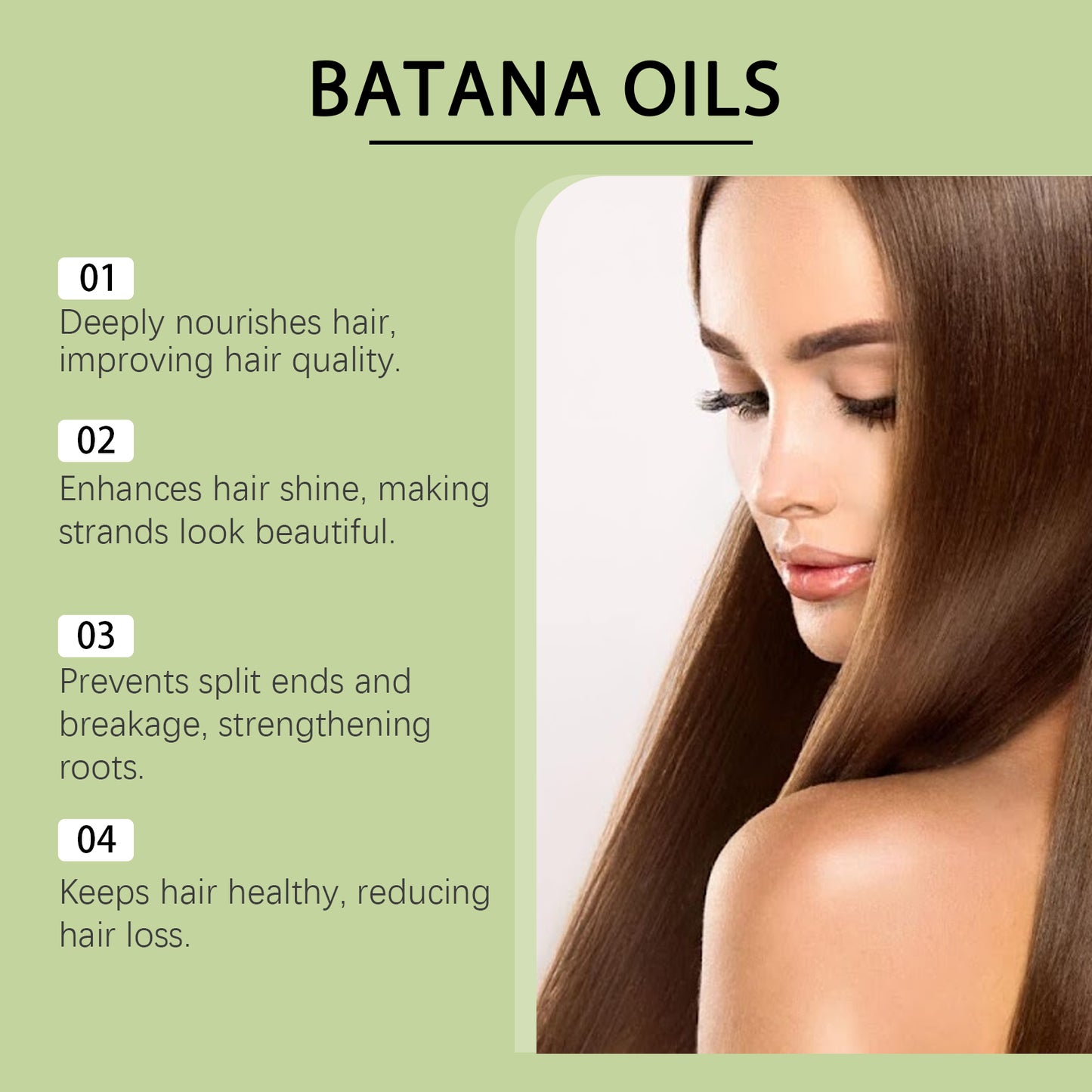 Hoegoa Batana Hair Care Essential Oil Nourishing, Moisturizing, Dry Repair, Hydrating Hair Care, Smooth Essential Oil