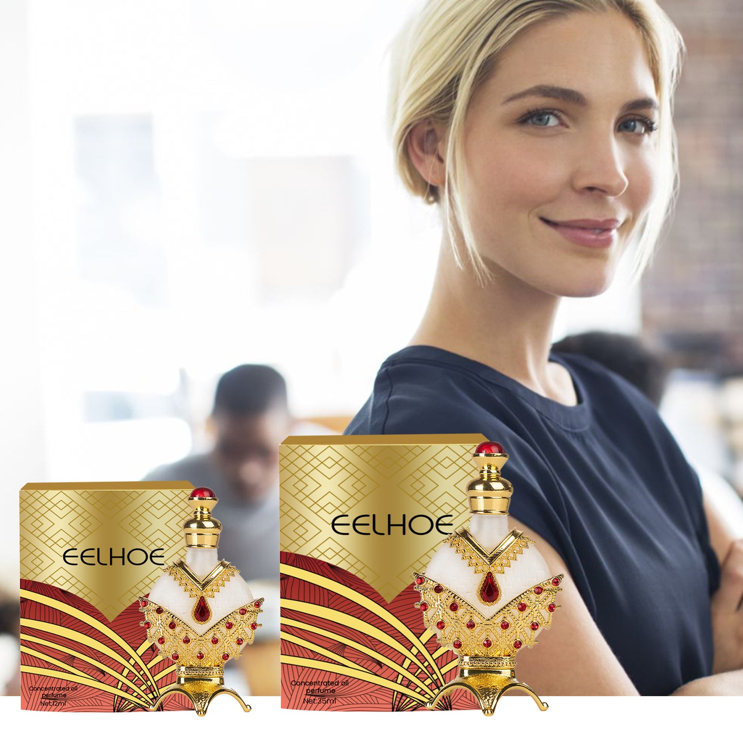 EELHOE Concentrated Perfume Oil  Mild, non-irritating natural light fragrance fresh long-lasting scent couple's date perfume