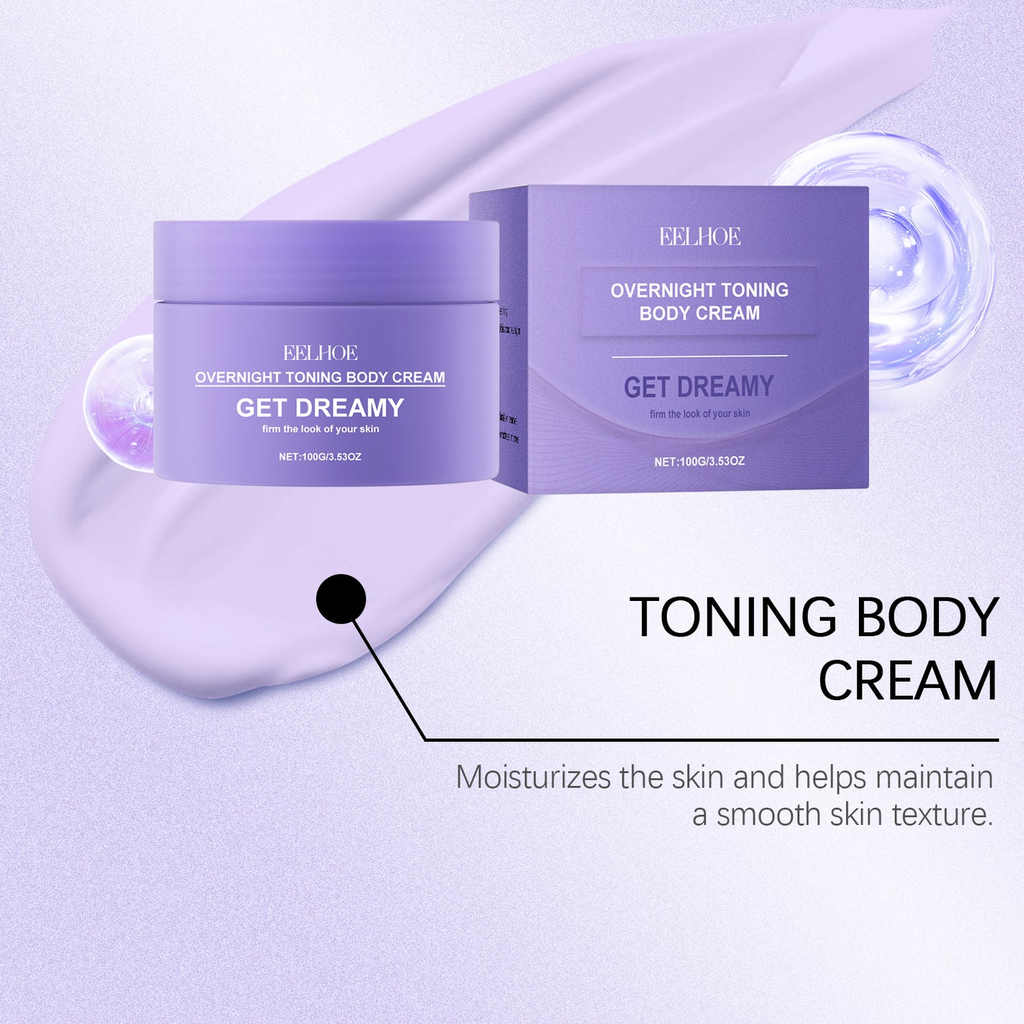 EELHOE Body Care Cream Firming and Moisturizing Skin Body Line Elasticity Daily Massage Care Cream
