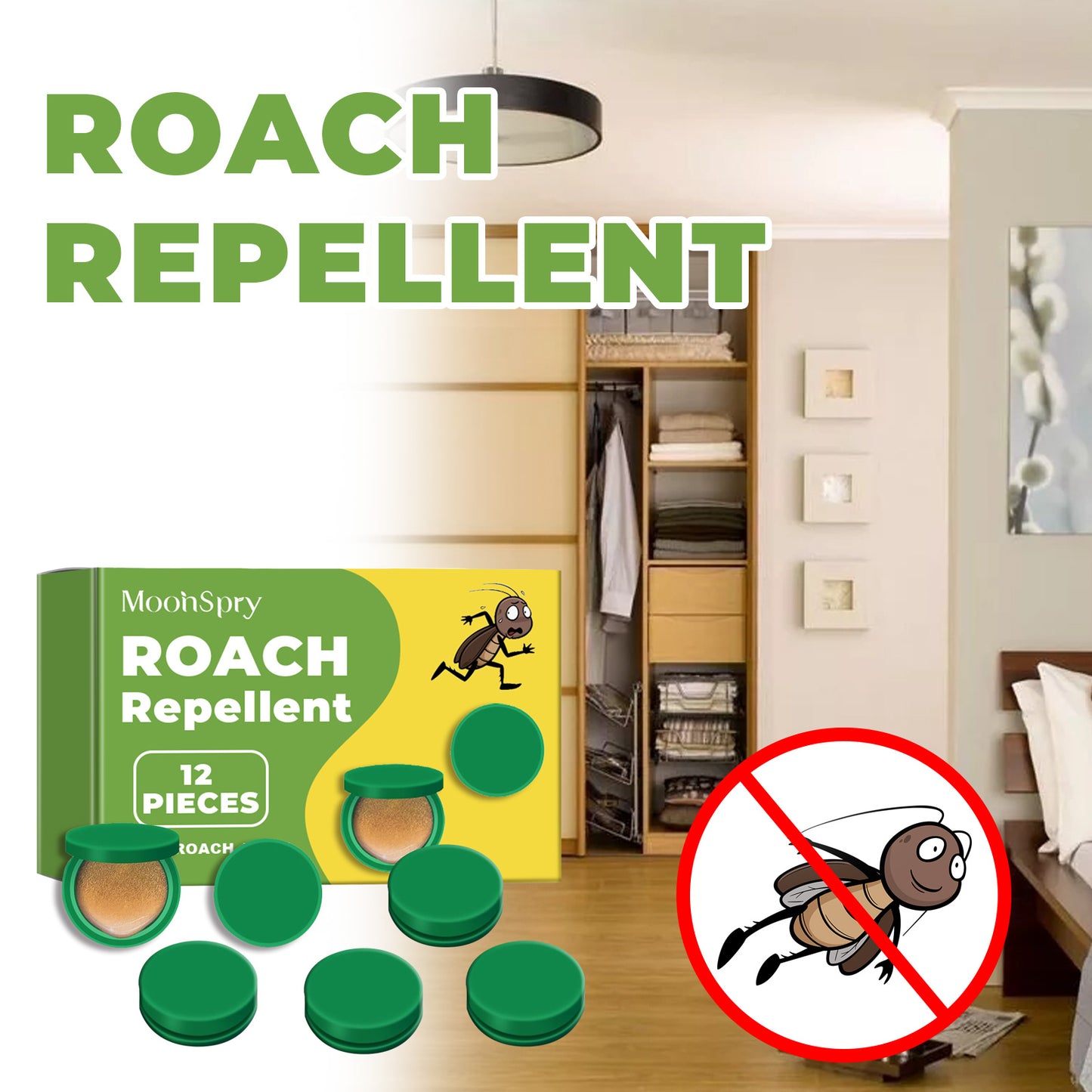MoonSpry cockroach repellent Household Dormitory Kitchen Powerful Cleaning Cockroach Killer Cockroach Repellent