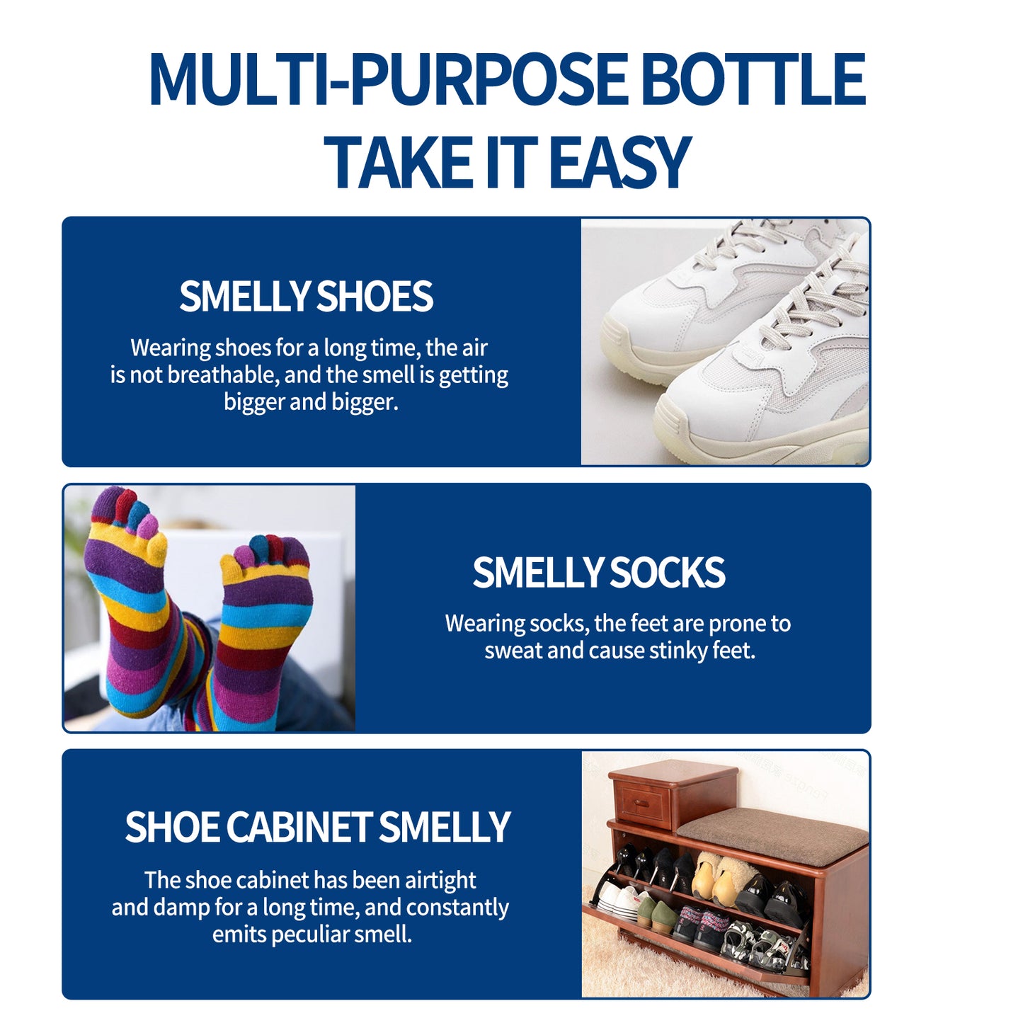 South Moon Shoe and Sock Deodorizing Spray Shoe and Sock Cleaner for Sweaty Feet, Deodorizing and Refreshing Shoe Cabinet Freshener