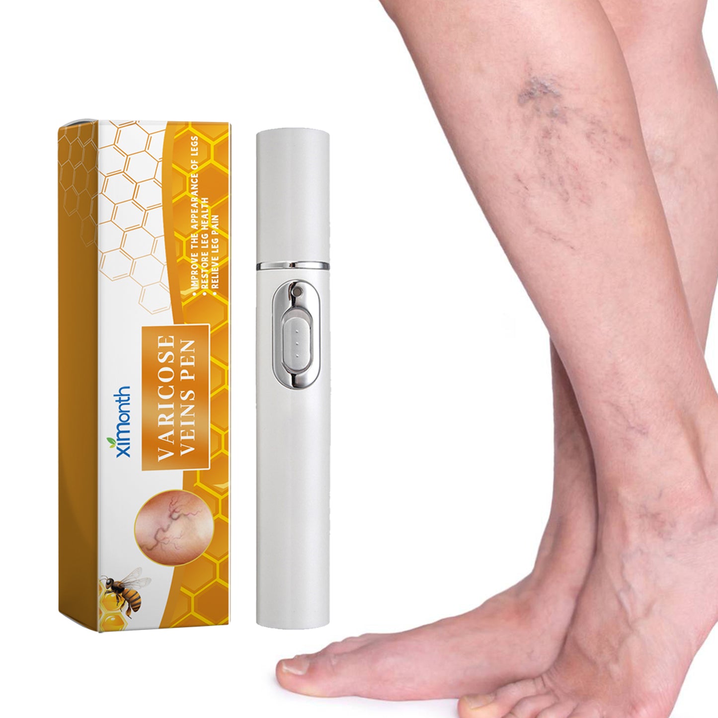 Ximonth Leg Repair Pen Relieve Leg Bulge Discomfort Leg Massage Care Body Repair Pen