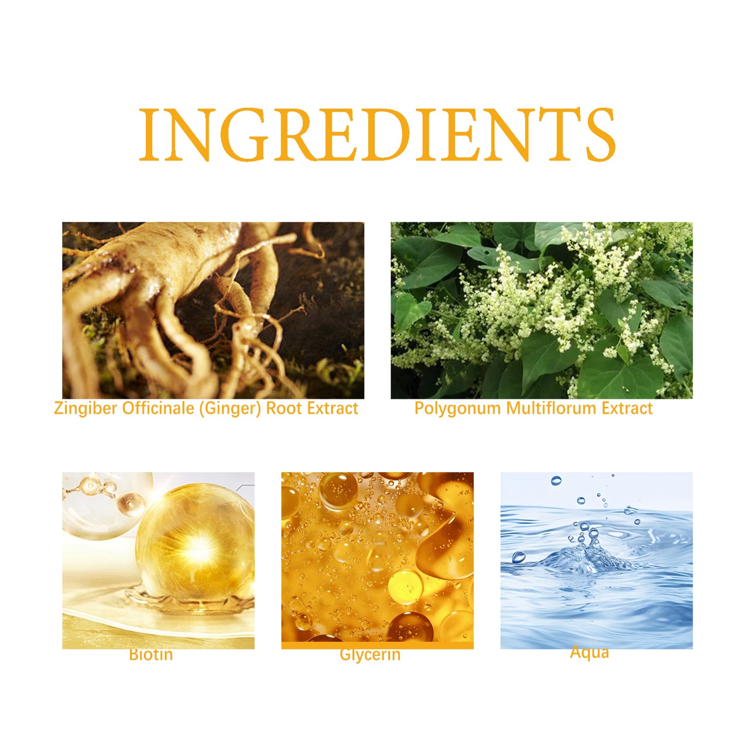 OUHOE Biotin Hair Thickening Spray Nourishing Hair Roots Repairing Dry and Frizzy Hair Anti-Hair Loss Thickening Spray