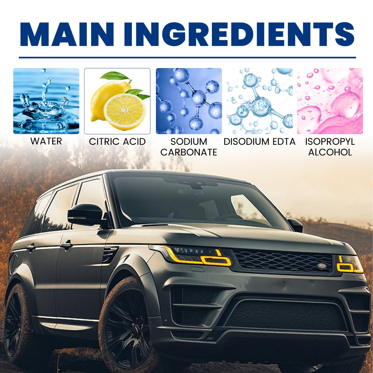 Homonth Rust Remover Car Metal Rust Refurbishment Anti-Rust Polishing Coating Care Cleaner