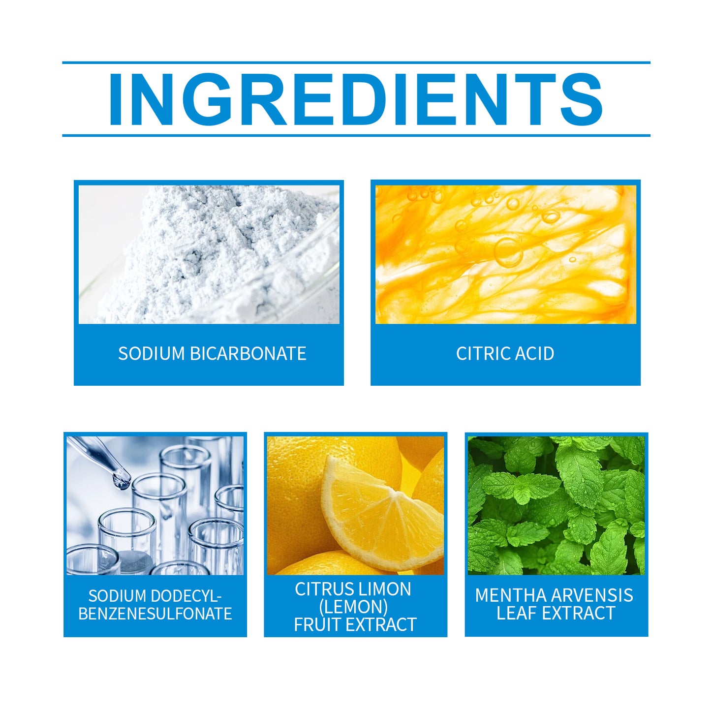 Jakehoe Refrigerator Cleaning Tablets Refrigerator Freezer Deep Cleaning Descaling Stain Removal Odor Removal Effervescent Tablets