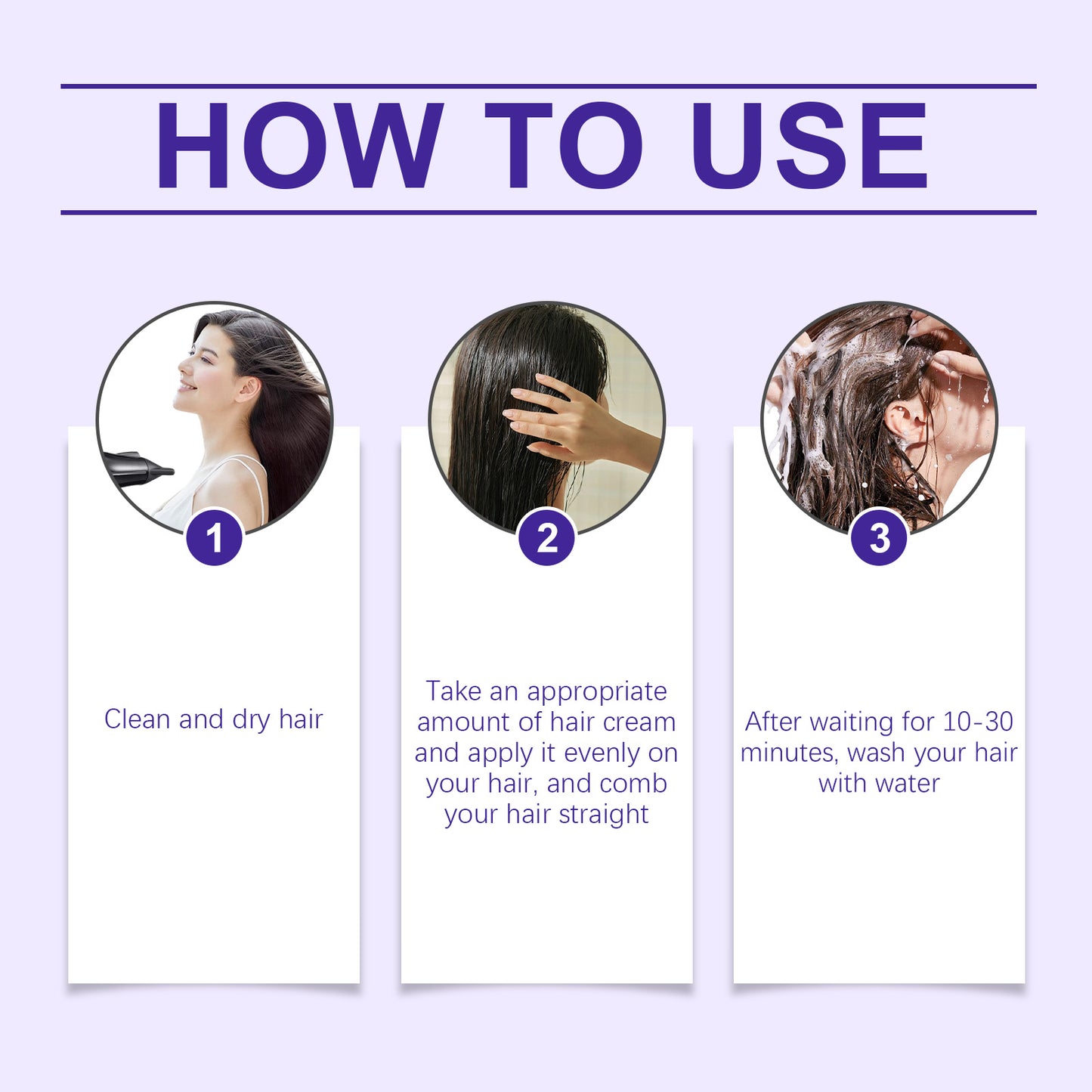 EELHOE Protein Hair Straightening Cream Moisturizing, nourishing, anti-frizz, smooth hair care, hair quality repair, no straightening needed