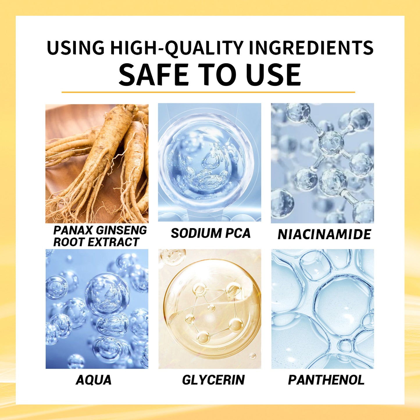 EELHOE Ginseng Essence Facial skin moisturizing eye area delicate elasticity rejuvenating serum