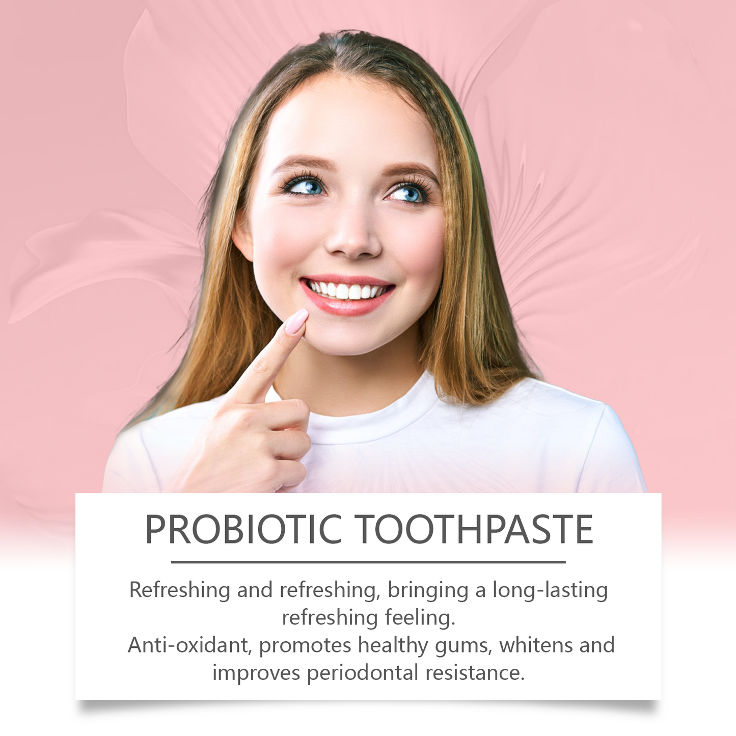 Oralhoe Probiotic Whitening Mint Toothpaste Fresh Breath Cleaning Beautiful Teeth Care Oral Care