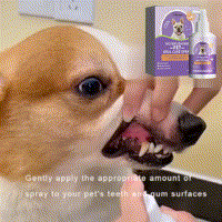 Yegbong Dog and Cat Teeth Cleaning Spray Pet Oral Cleaning Fresh Breath Deodorizing Spray
