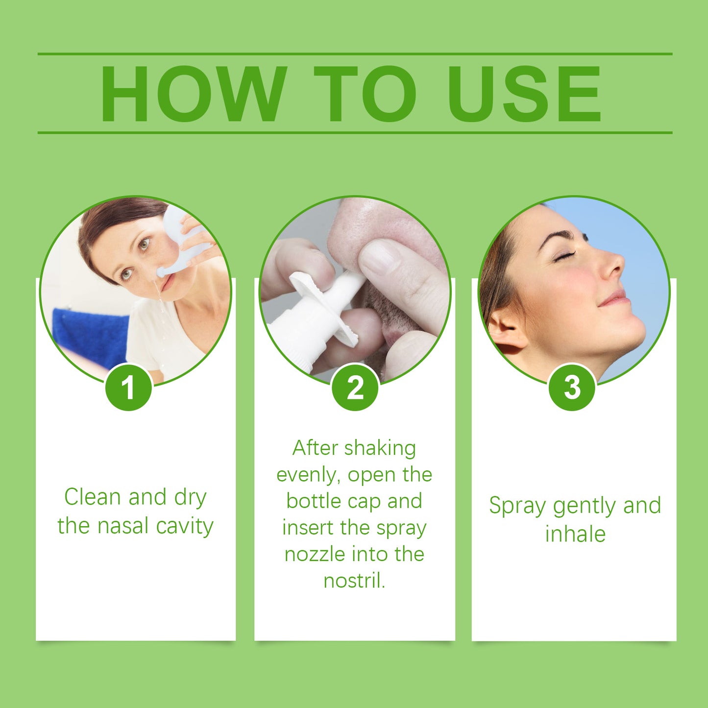 XIMONTH Herbal Nasal Spray Relieve nasal discomfort, nasal congestion, nasal cavity cleaning, nasal care spray