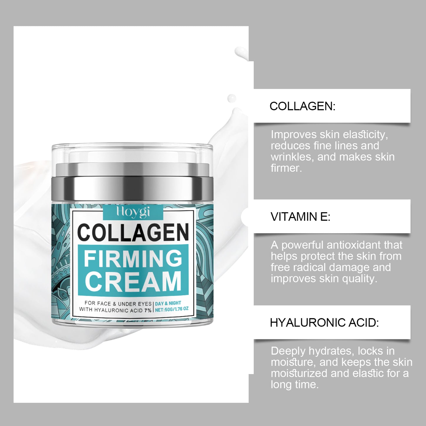 Hoygi Repair Cream Facial Skin Lifting Moisturizing Cream Repairing Skin Firming Care Cream