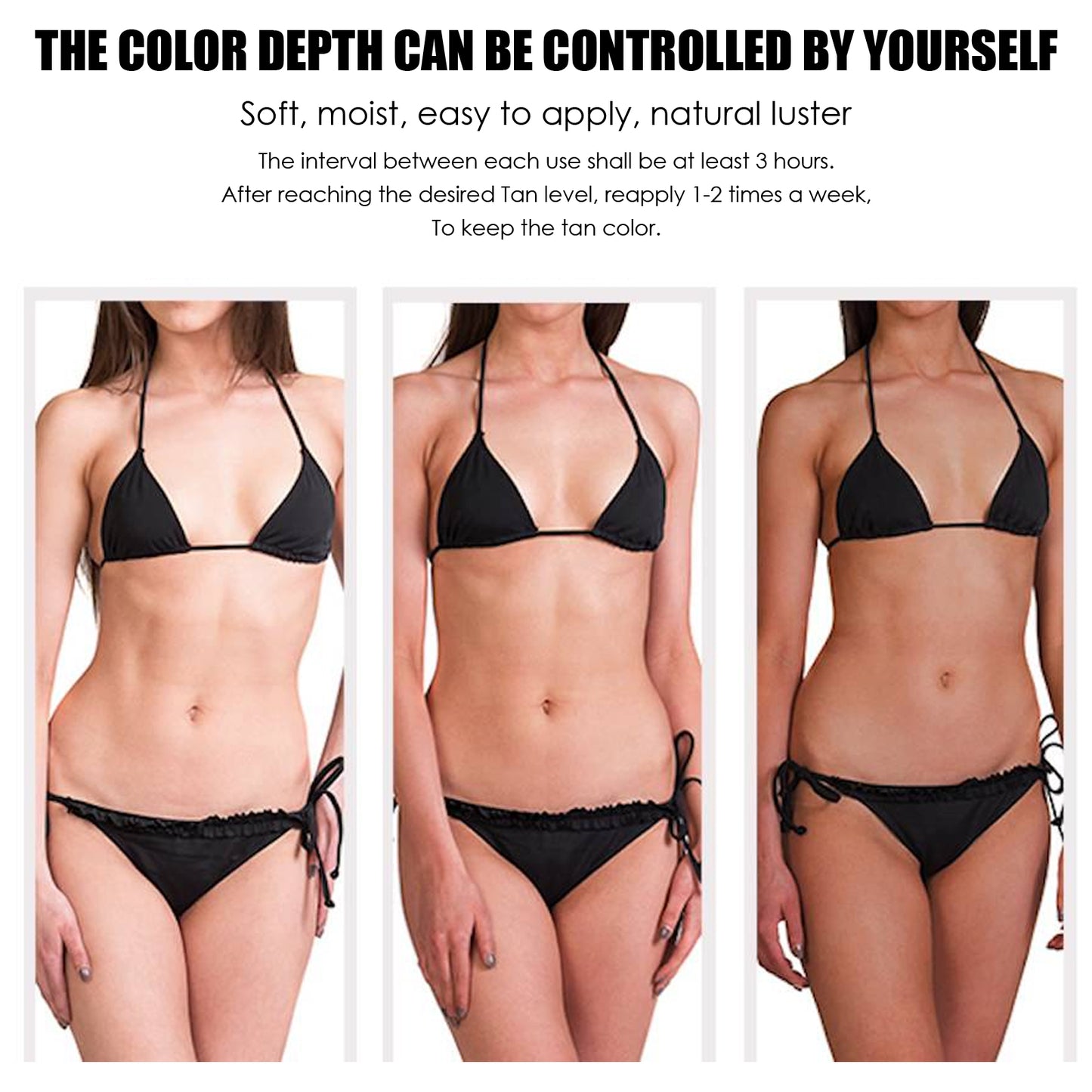 Jaysuing Blackening Mousse Summer Self-Tanning Aid Wheat Color Bronze Skin Moisturizing Tanning Mousse