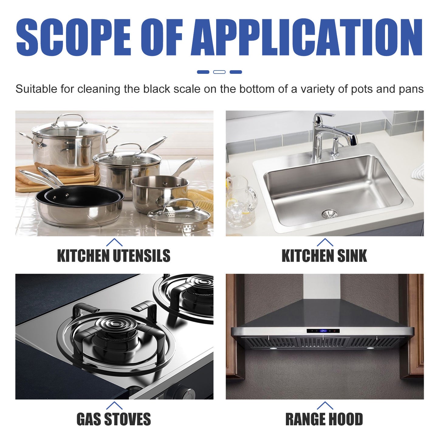 Jue-Fish Kitchen Grease Foam Cleaner Range Hood Stove Exhaust Pipe Wall Kitchenware Oil Stain Cleaner