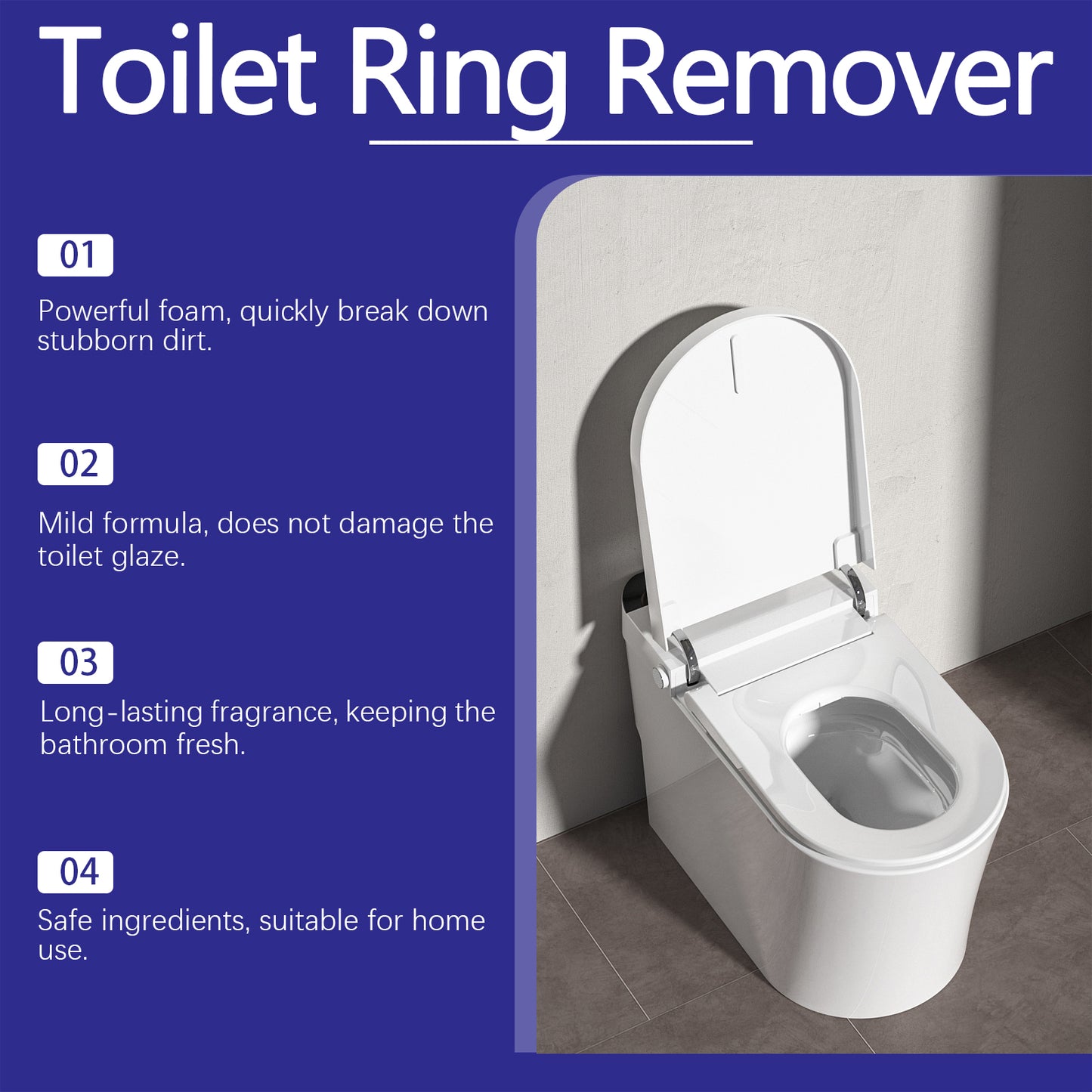 Jakehoe Toilet Foam Cleaner Toilet Deodorization Clean Dirt Urine Stains Household Environment Cleaning