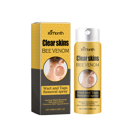 Ximonth Bee Venom Wart Care Spray Clean and fade body moles, smooth skin, and repair spray