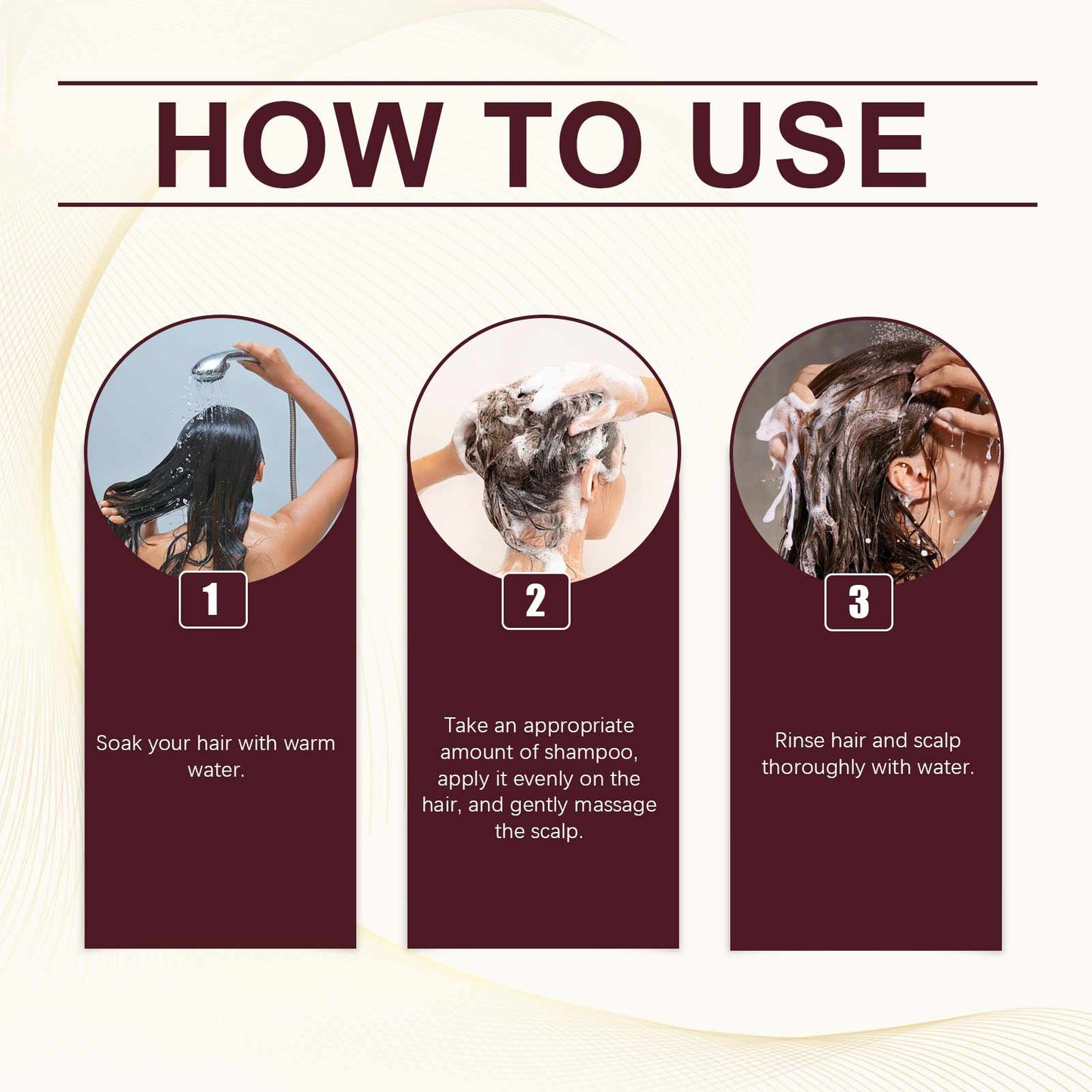 EELHOE Volumising Shampoo Bata Na Smooth and Clean, No Frizz, Oil Control, Increases Fluffy Volume