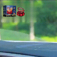 Homonth Portable Dynamic Molecular Heater Car Window Snow Removal Ice Removal Fog Removal Convenient Heater