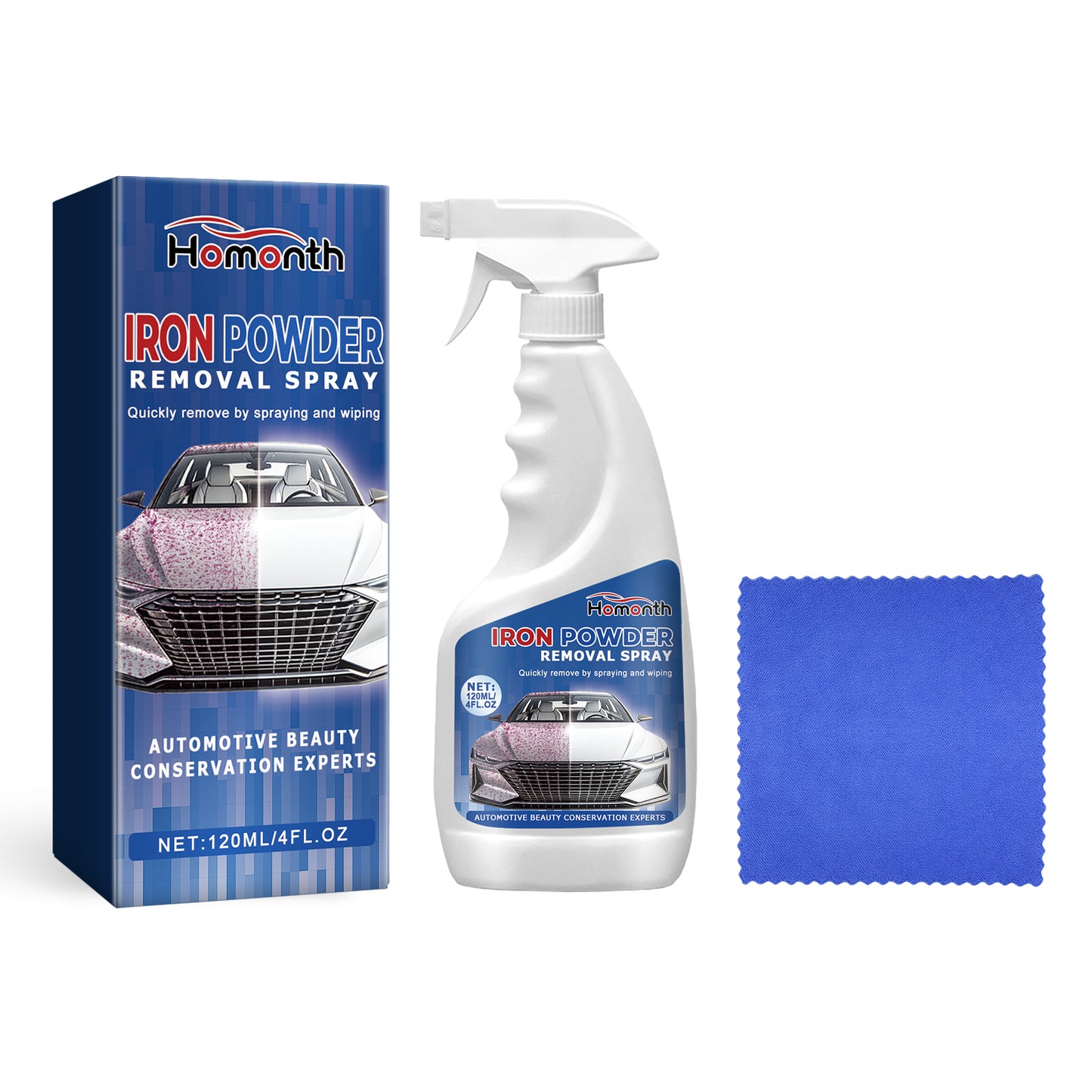 Homonth Rust Remover Car Metal Rust Refurbishment Anti-Rust Polishing Coating Care Cleaner