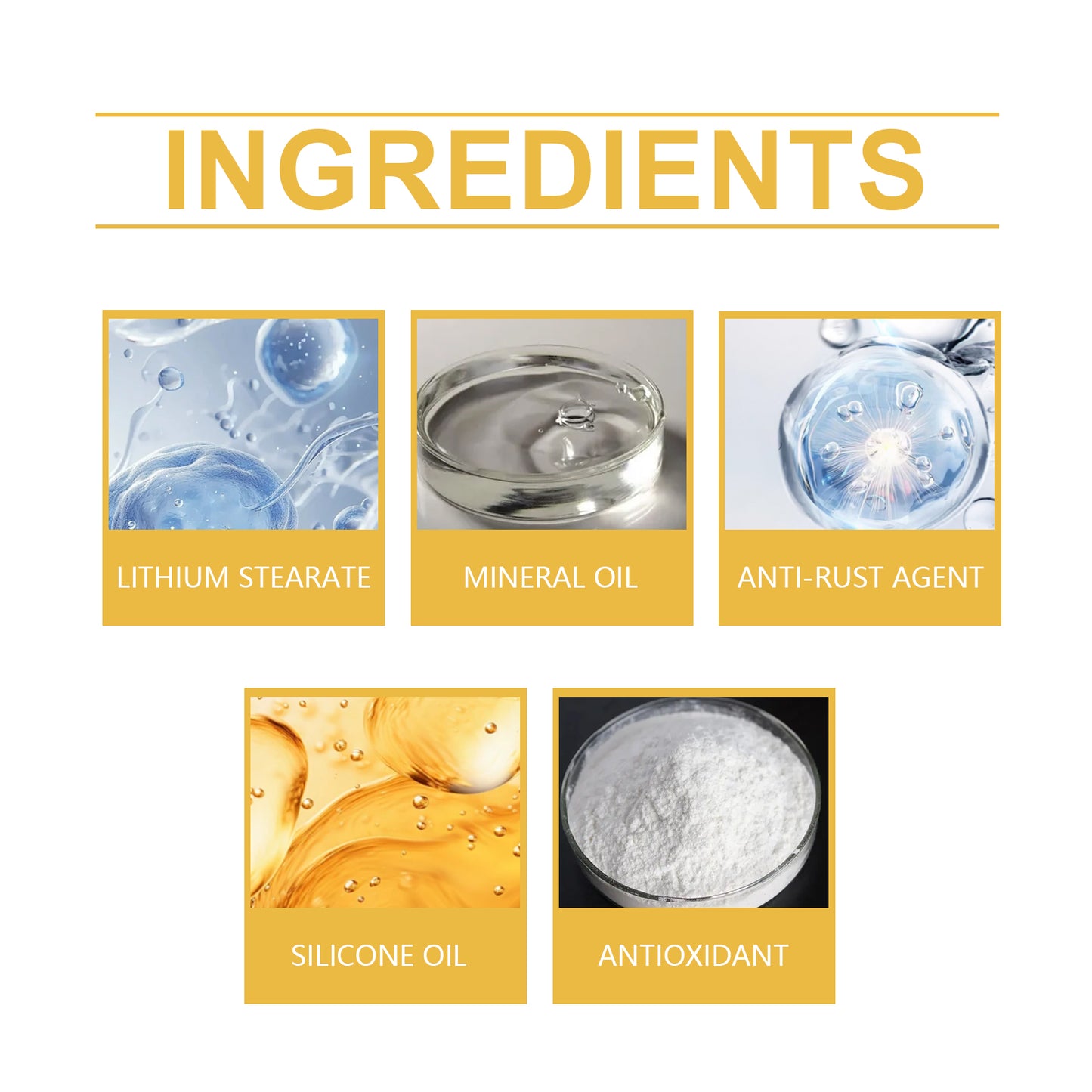 Homonth Automotive Care Grease Car Parts Maintenance Multi-Functional Lubrication Wheel Axle Cleaning Grease