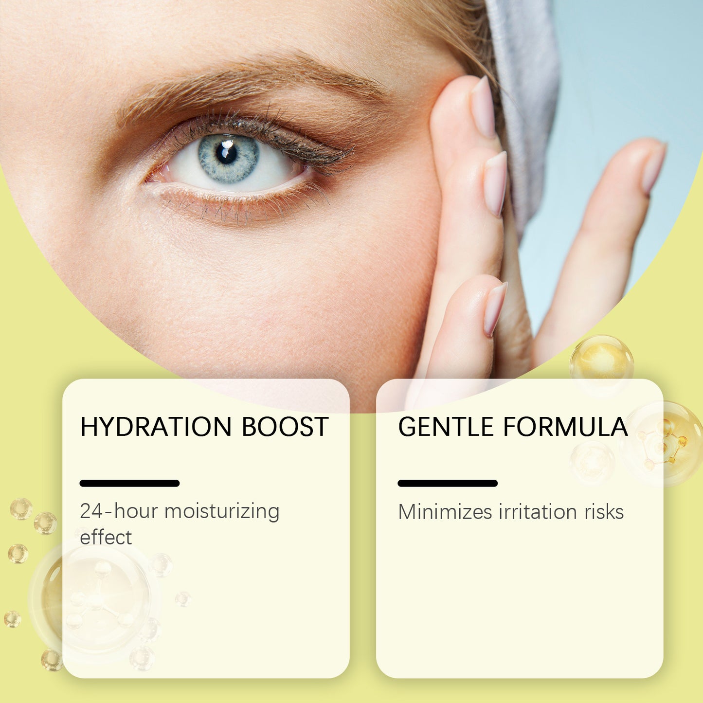 Hoygi Retinol Firming Eye Cream Gentle Care Nourishing Eye Skin Elastic Moisturizing Eye Cream