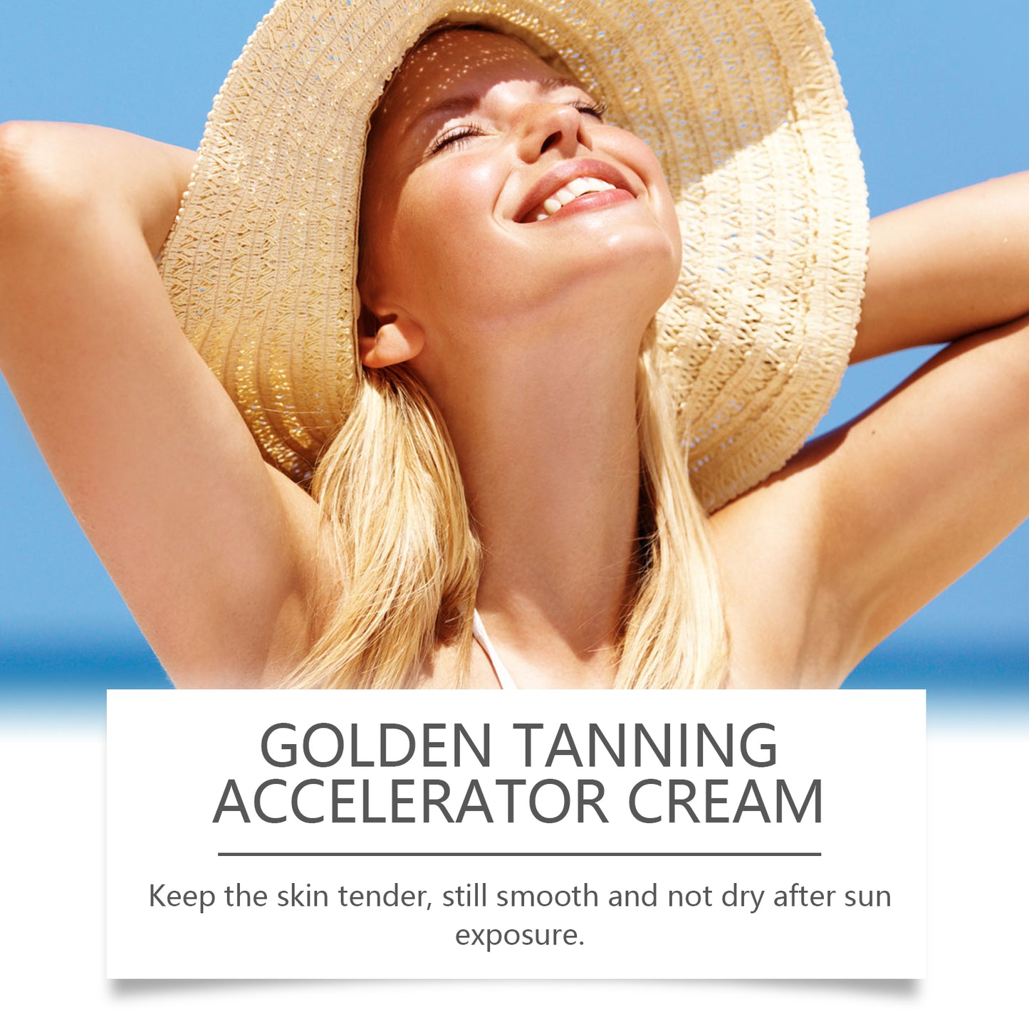 WIYUN Darkening Cream Summer Outdoor Sunbathing Even Skin Tone Create Wheat-colored Bronze Skin Tanning Cream
