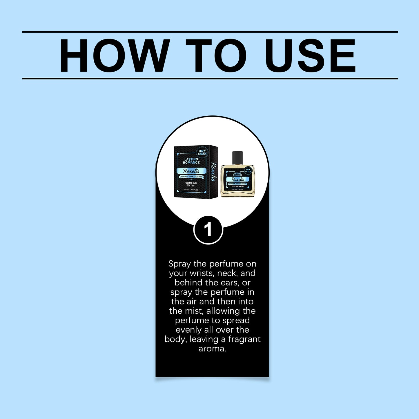 Roxelis Men's Cologne Portable Natural Fresh Non-Pungent Charm Bonus Gentle Fragrance Men's Eau de Toilette