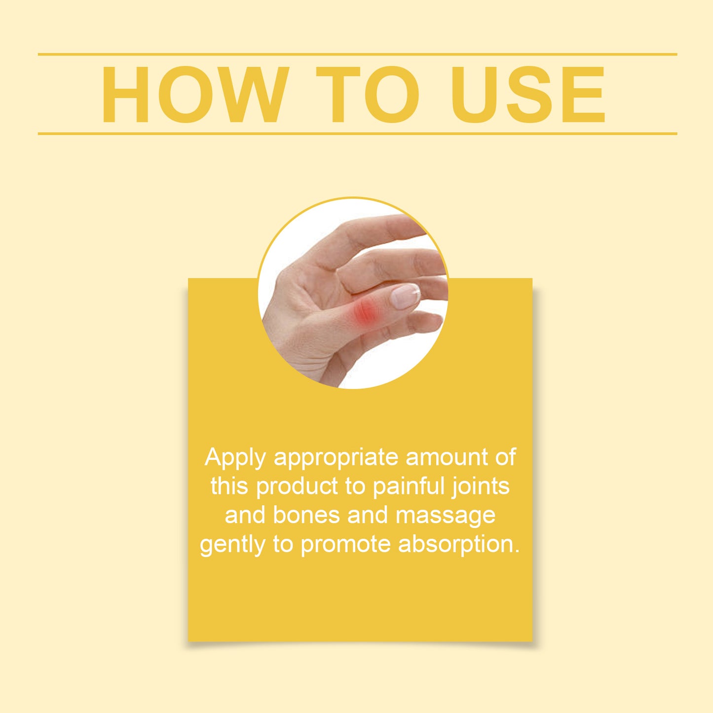 South Moon Bee Venom Joint Repair Cream Portable massage external application care cream for relieving joint discomfort