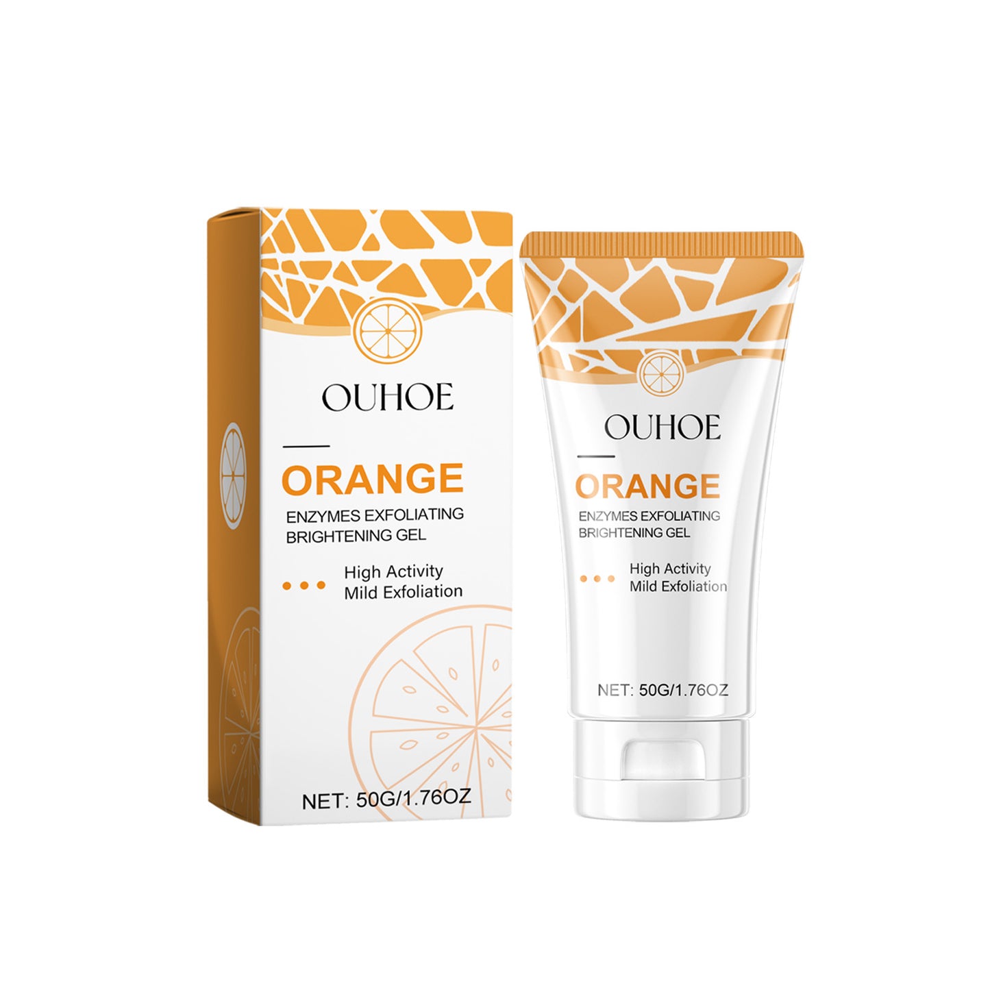 OUHOE Exfoliating Blackhead Gel Gentle Exfoliating Cleansing Gel Deep Purifying Pores Remove Blackheads Brighten Skin Tone