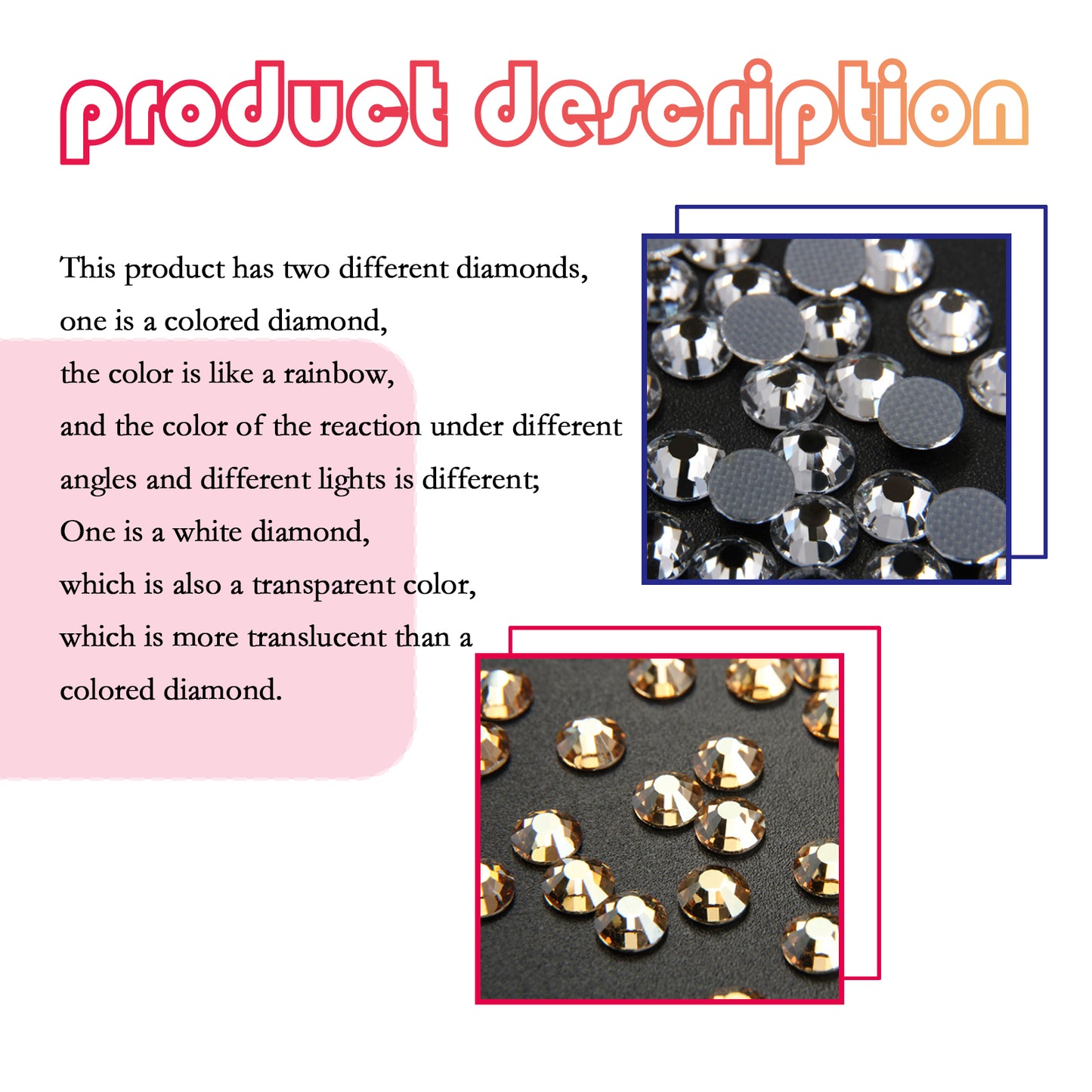 Jaysuing Tooth Gem Kit Jewelry Easy to Disassemble and Install Crystal Tooth Drill Tooth Decoration Shiny Stickers