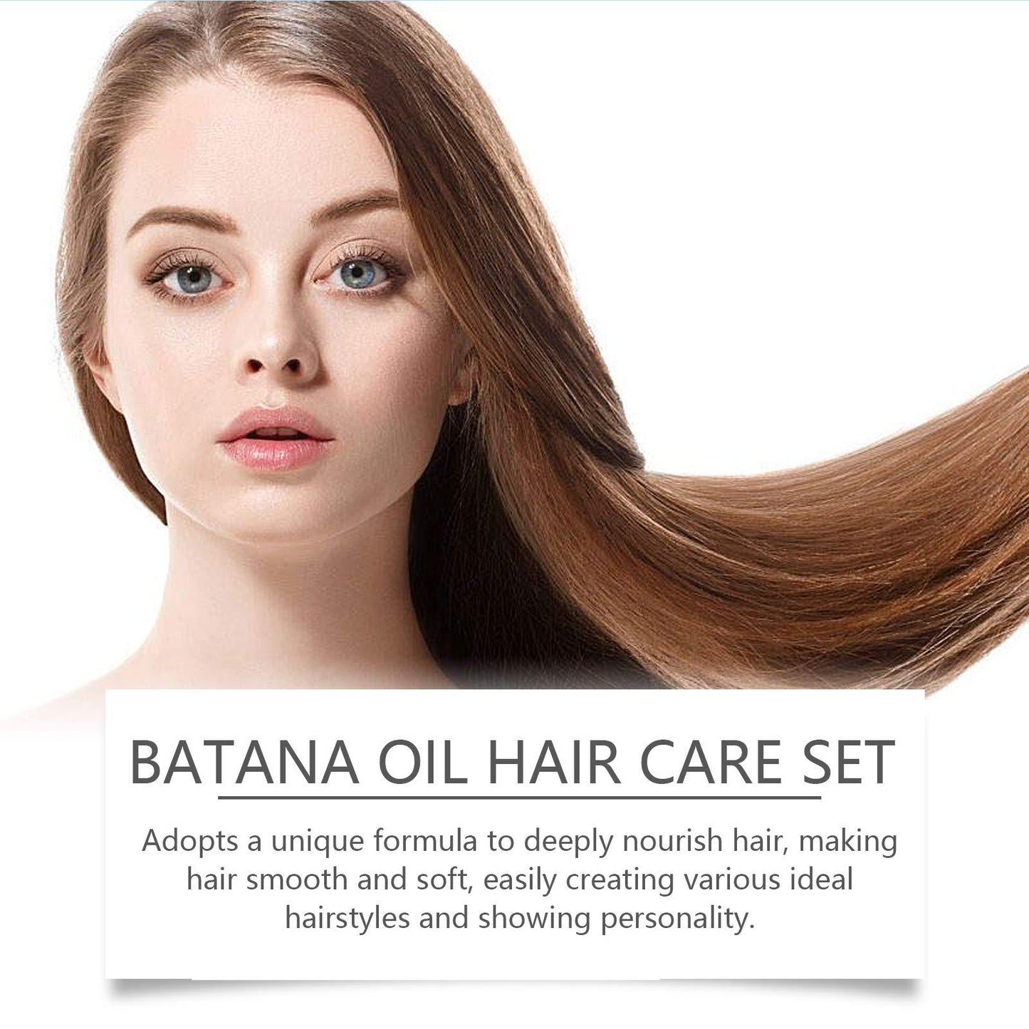 EELHOE Batahna Oil Volumizing Hair Care Set Repair frizzy hair texture, nourish hair, smooth hair care
