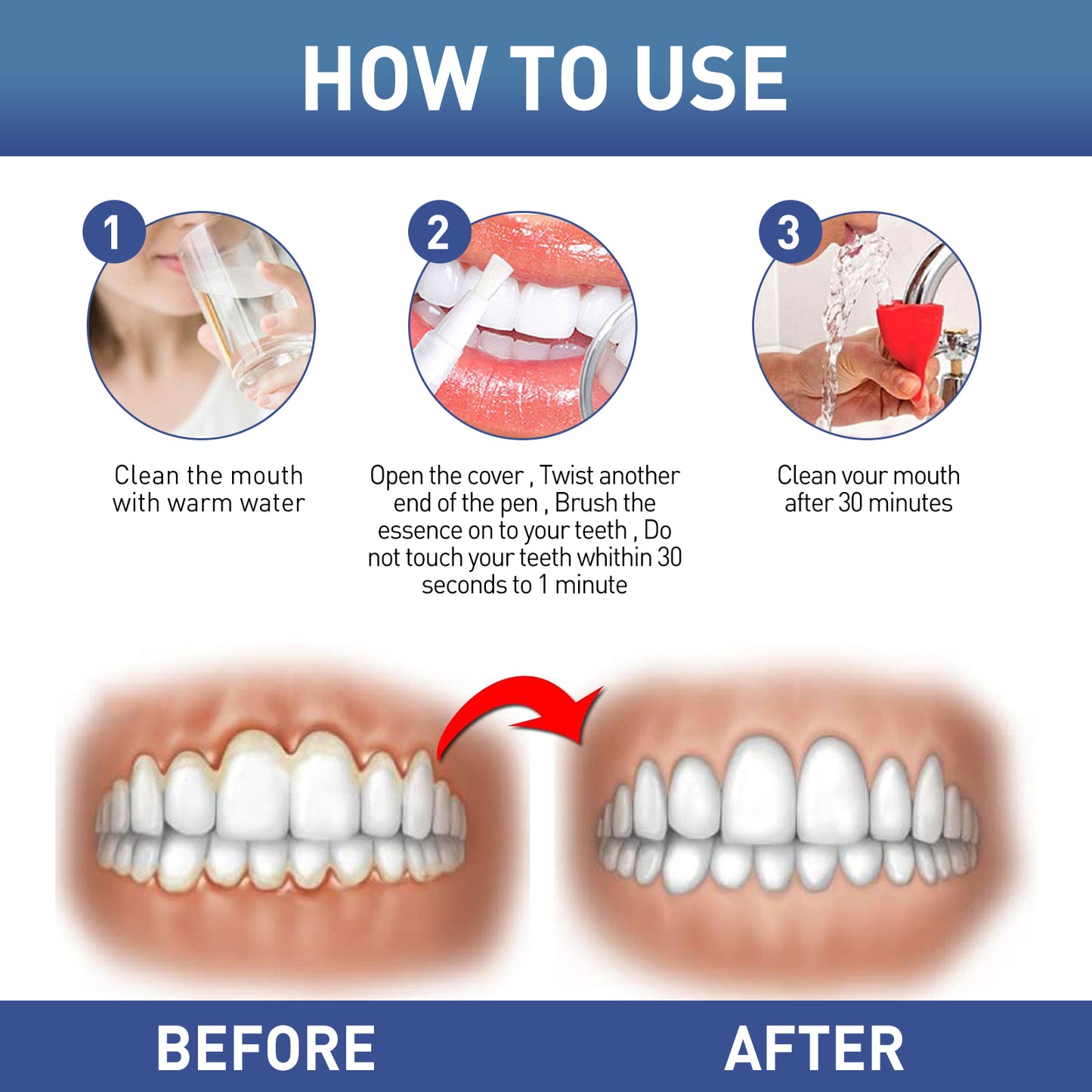 WestMonth Gum Care Gel Relieve gum swelling and pain, clean plaque stains, whiten teeth gel