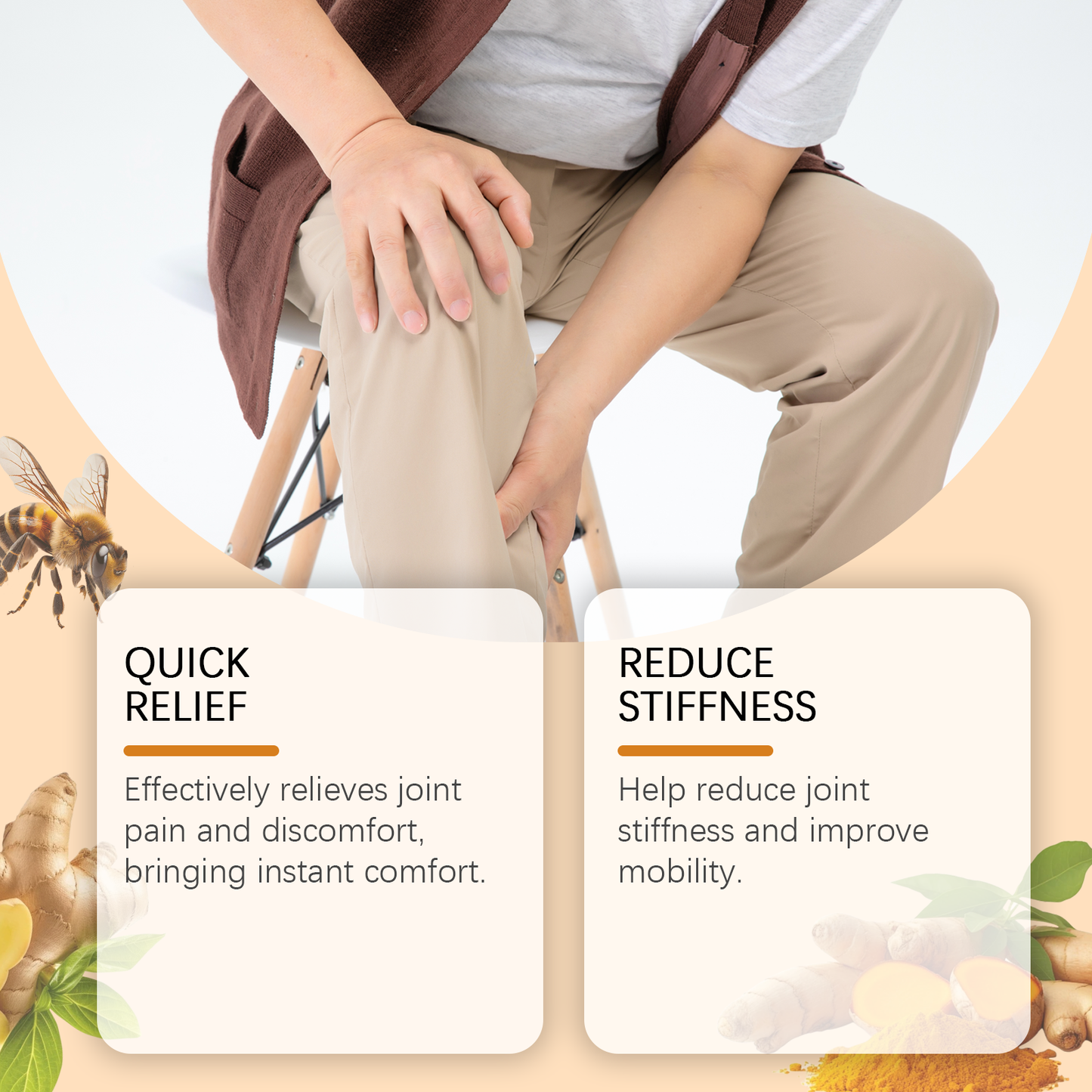 Wiyun Joint Relief Cream Soothing Daily Joint Muscle Vitality Boost Gentle Application Body Care Cream