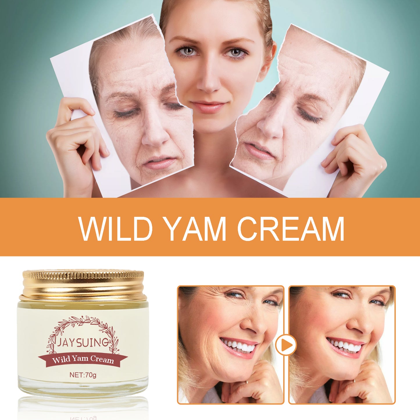 Jaysuing Firming Care Cream Moisturizing, firming, lightening fine lines and spots, softening and brightening skin cream