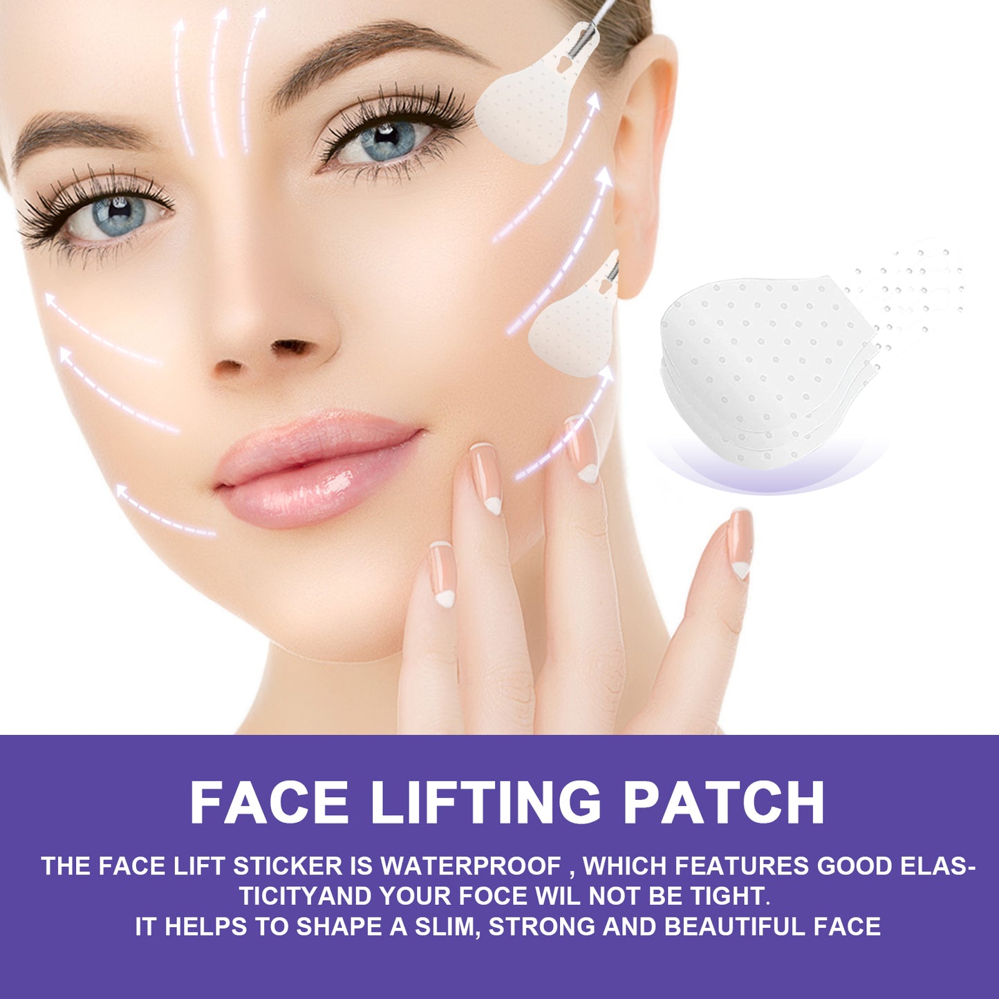 EELHOE Invisible Face Lifting Patch Tighten facial skin and contract chin muscles V Face Lifting and Shaping Patch