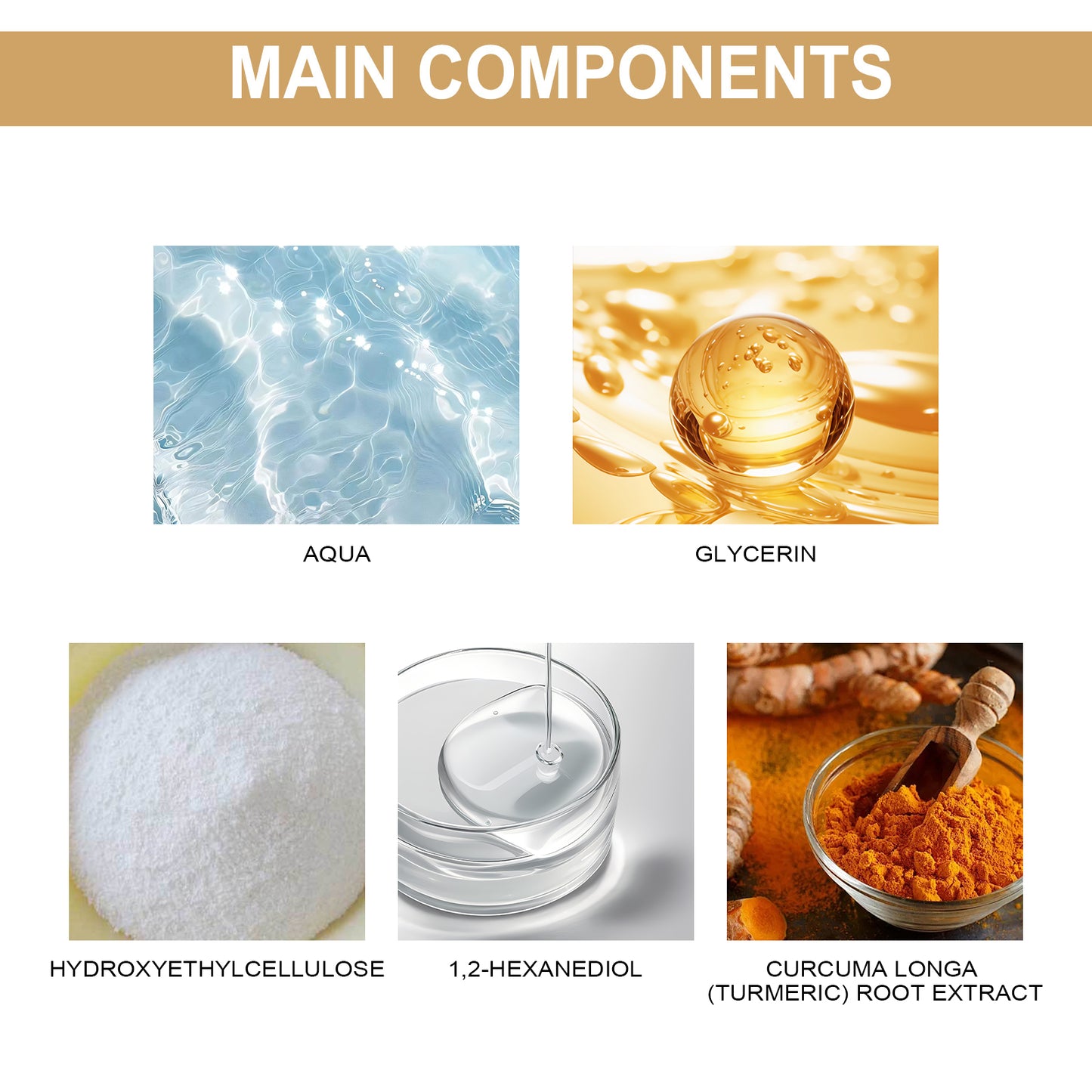 EELHOE Turmeric Correcting Essence Facial Care Hydrating Moisturizing Gentle Nourishing Skin Care Essence