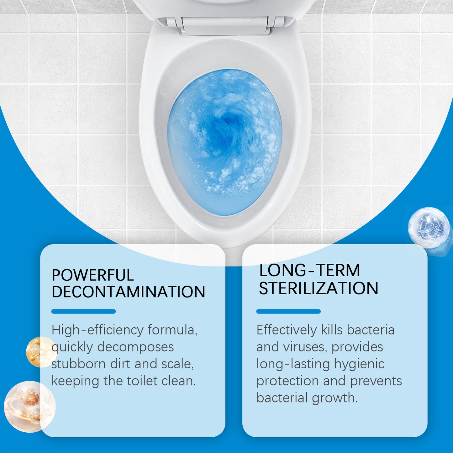 JAKEHOE Foam Toilet Cleaner Toilet Cleaning Stain Urine Stain Descaling Deodorizing Toilet Cleaner