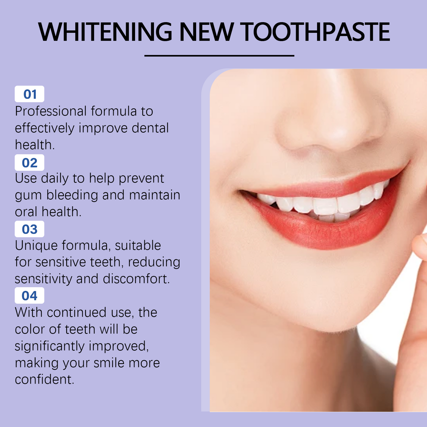 Oralhoe Oral Care Toothpaste Gentle Cleaning Toothpaste for Yellow Teeth Stains and Odors, Freshens and Protects Teeth Care