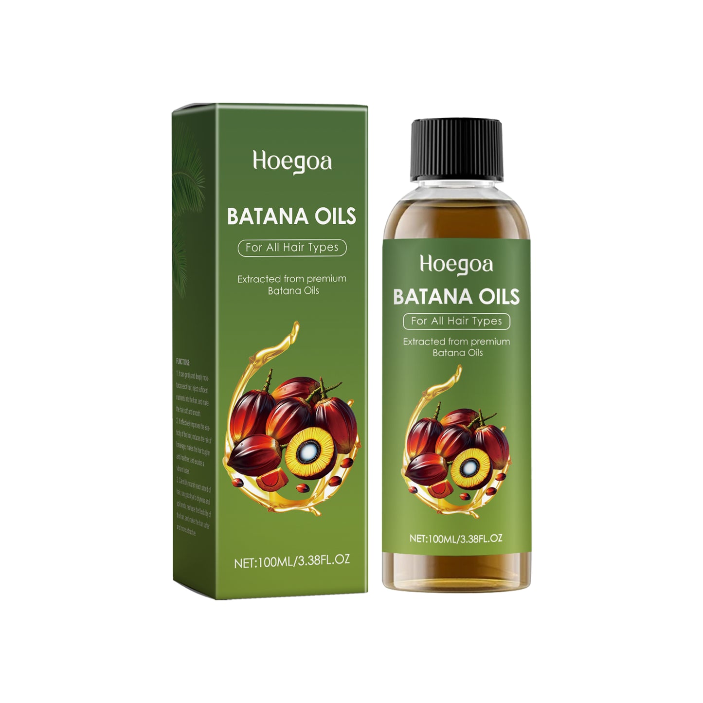 Hoegoa Batana Hair Care Essential Oil Nourishing, Moisturizing, Dry Repair, Hydrating Hair Care, Smooth Essential Oil