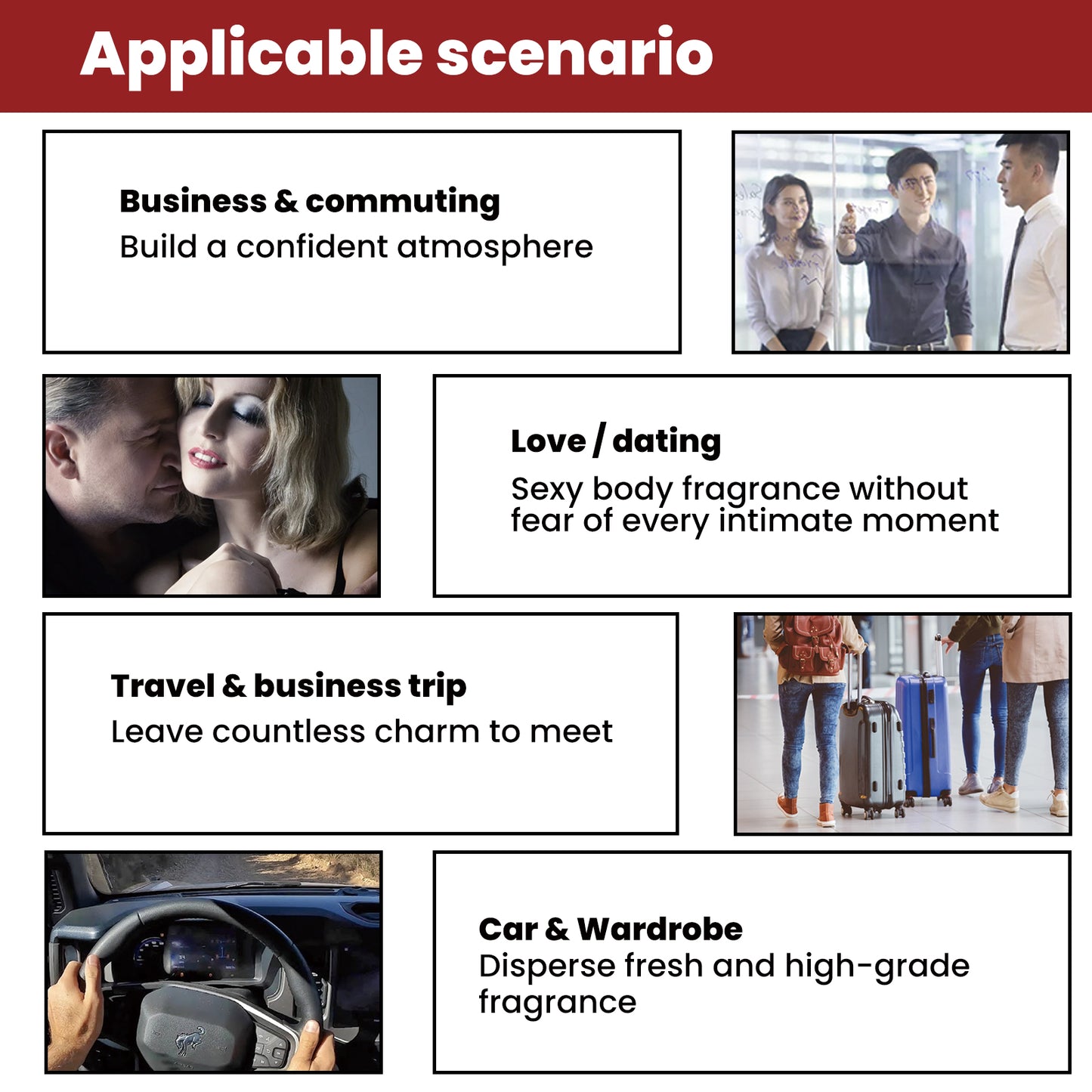 EELHOE Concentrated Perfume Oil  Mild, non-irritating natural light fragrance fresh long-lasting scent couple's date perfume